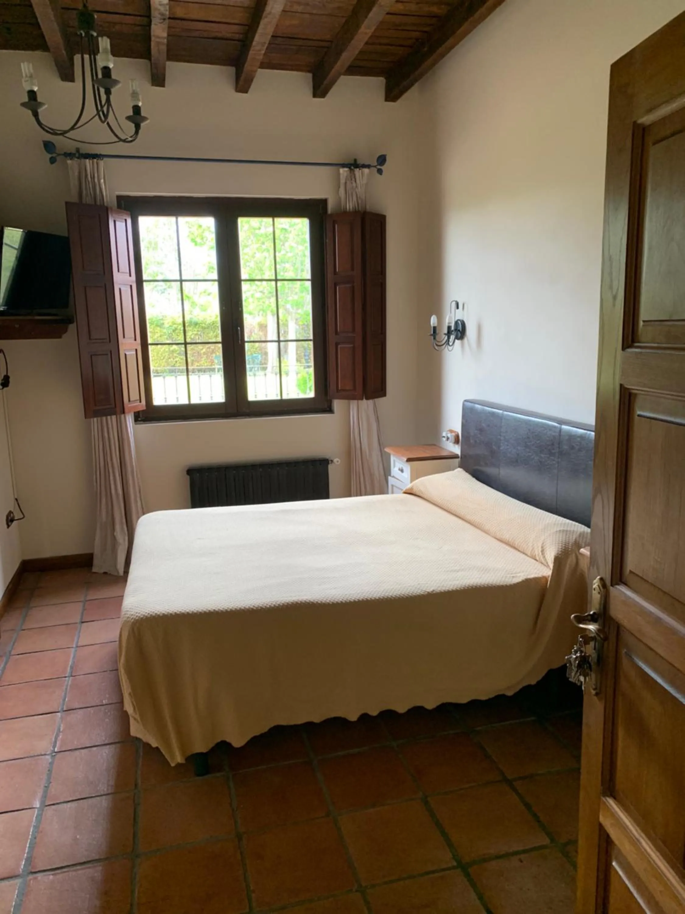 Bed in Posada El Jardin de Angela