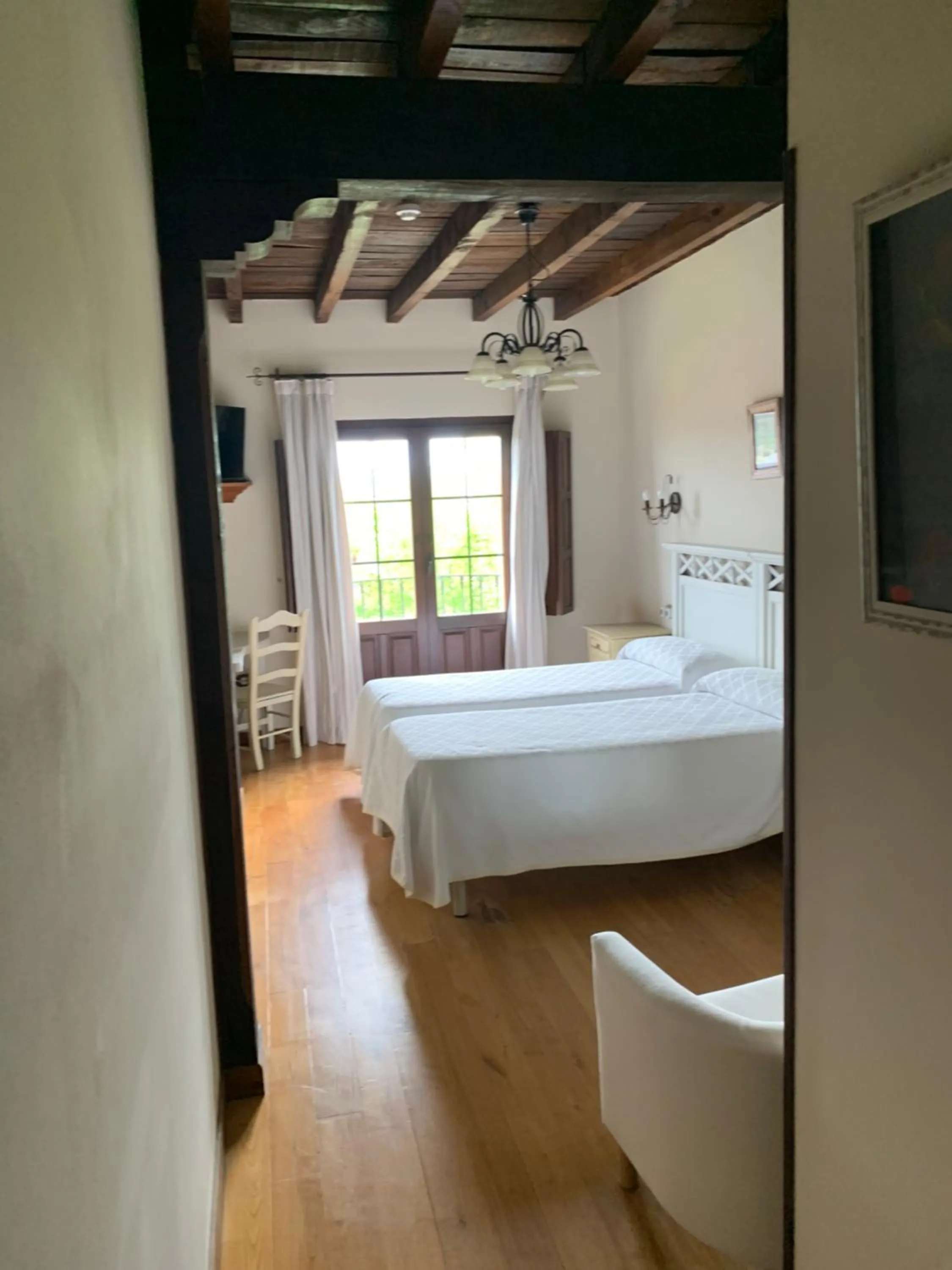 Bed in Posada El Jardin de Angela