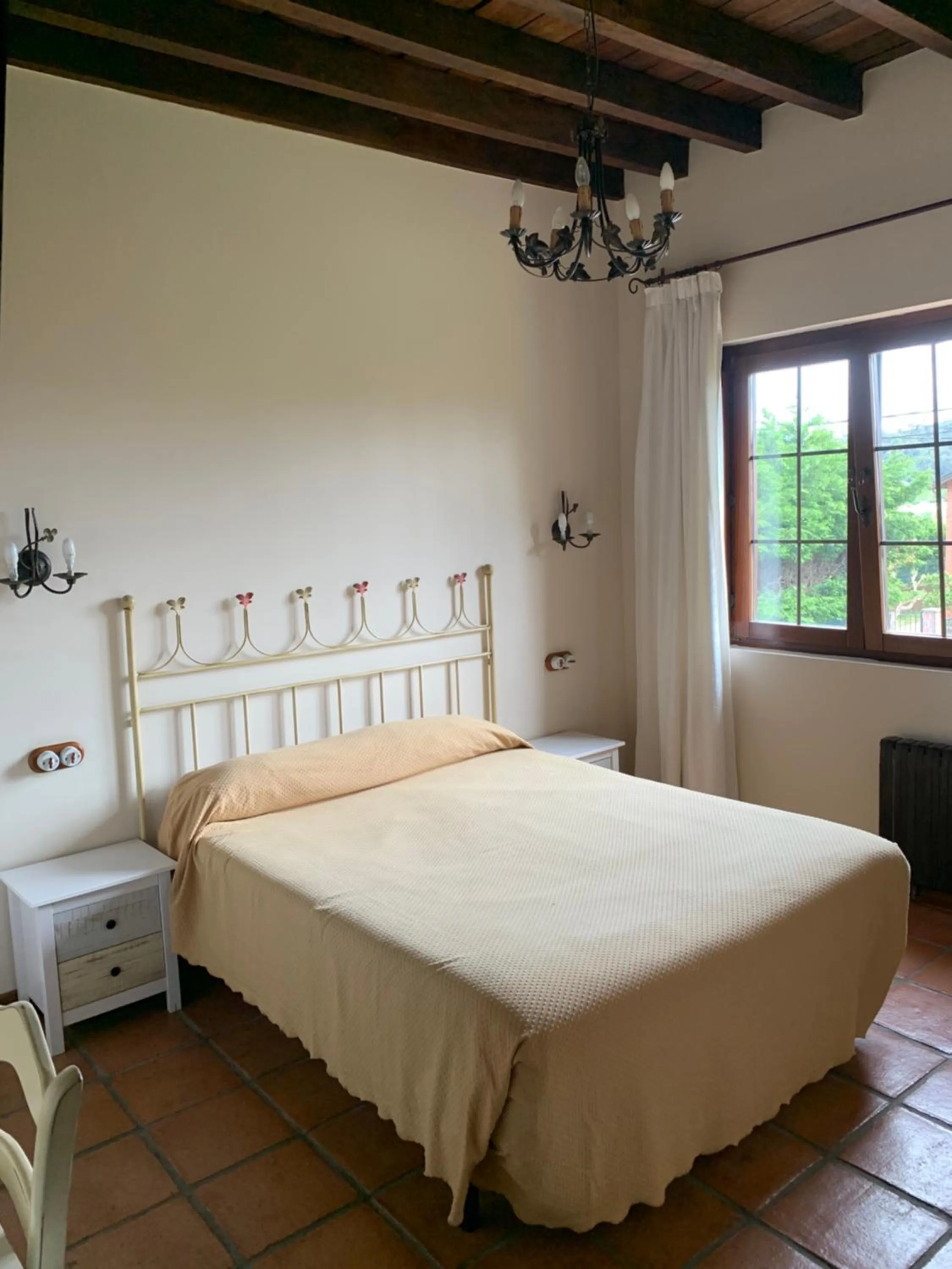 Bed in Posada El Jardin de Angela