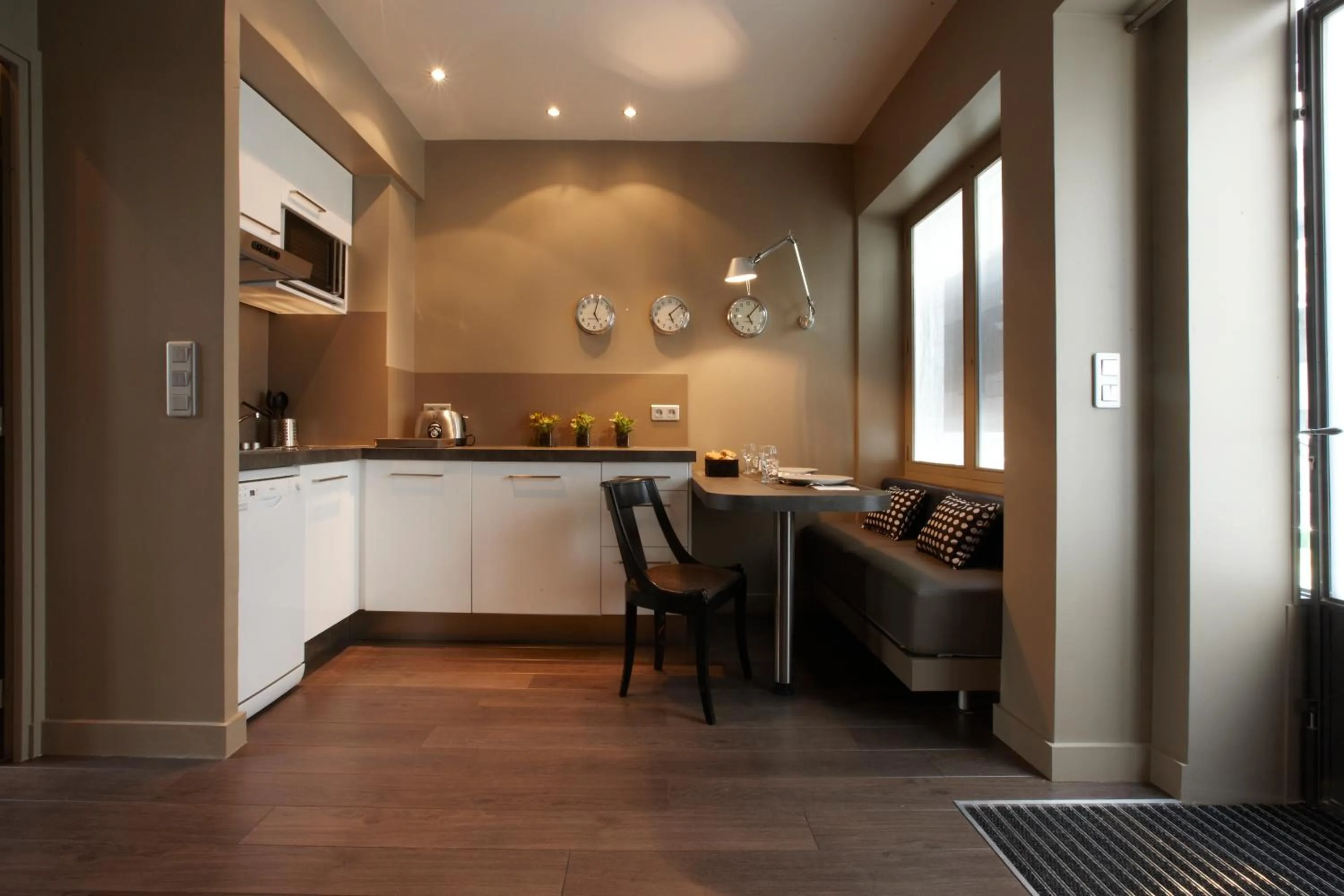 Kitchen or kitchenette in Hotel Louison