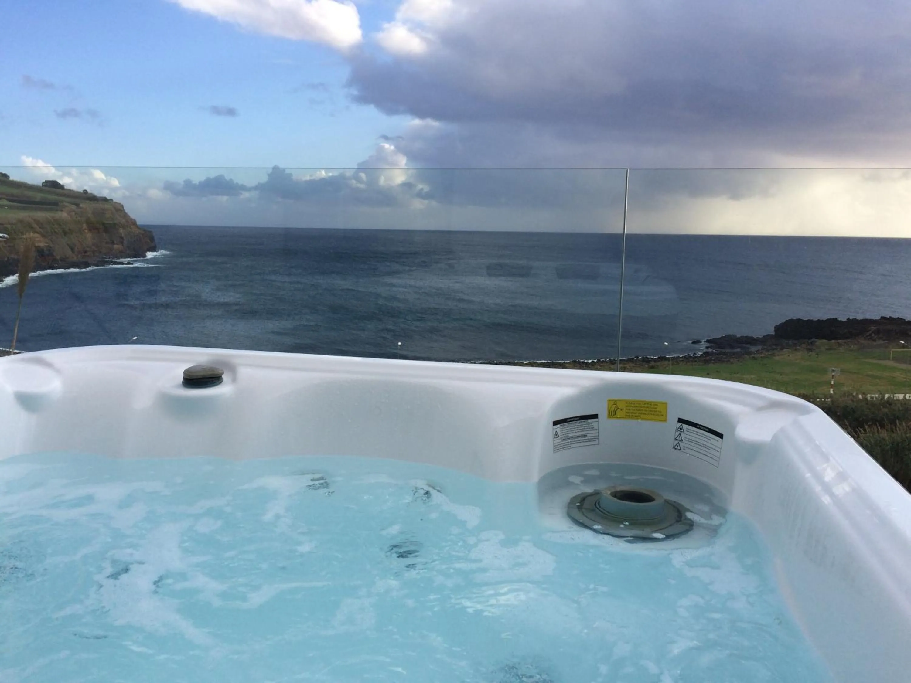 Hot Tub in Slope House