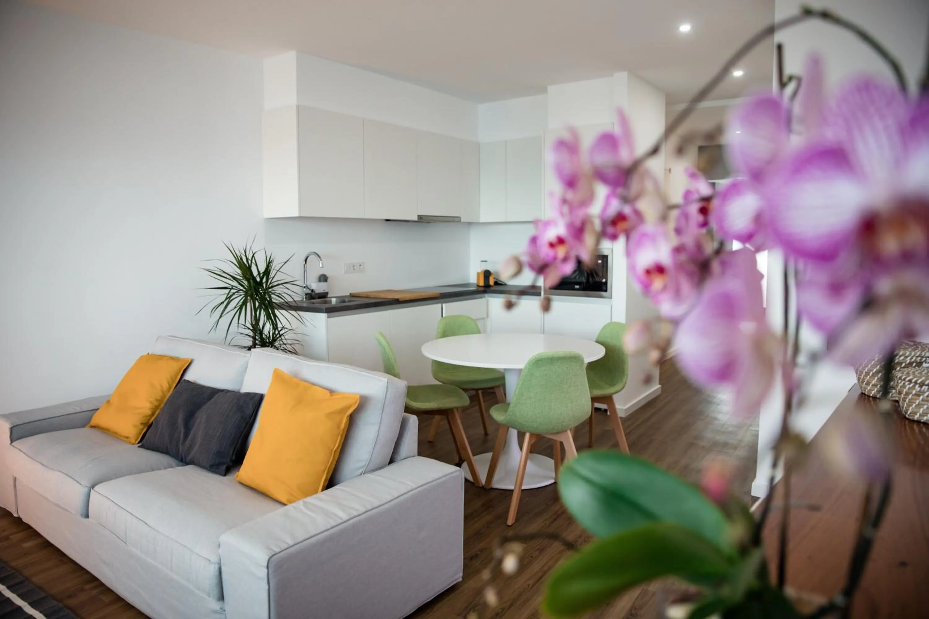 Living room in Slope House