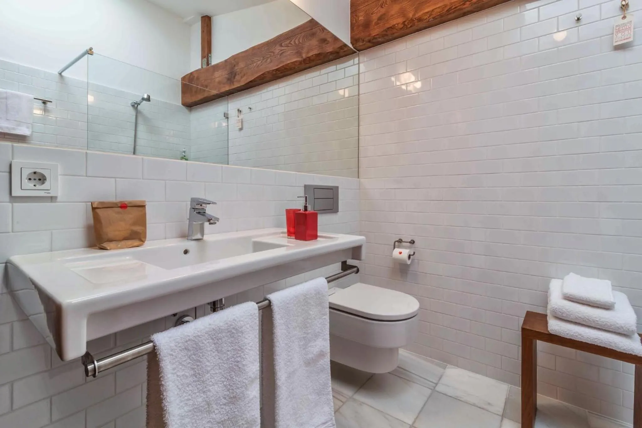 Bathroom in Os Lambráns