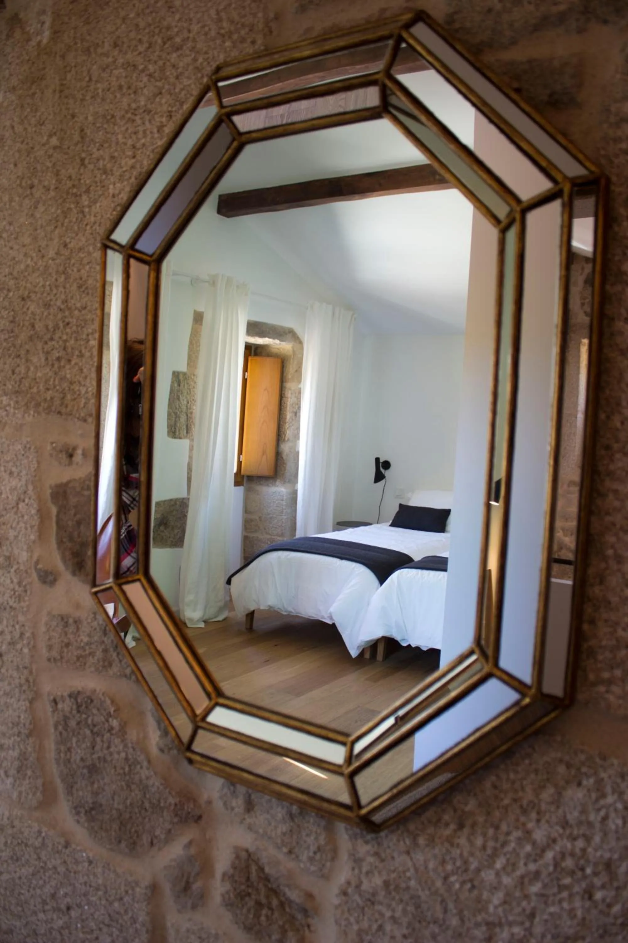 Decorative detail, Bed in Os Lambráns