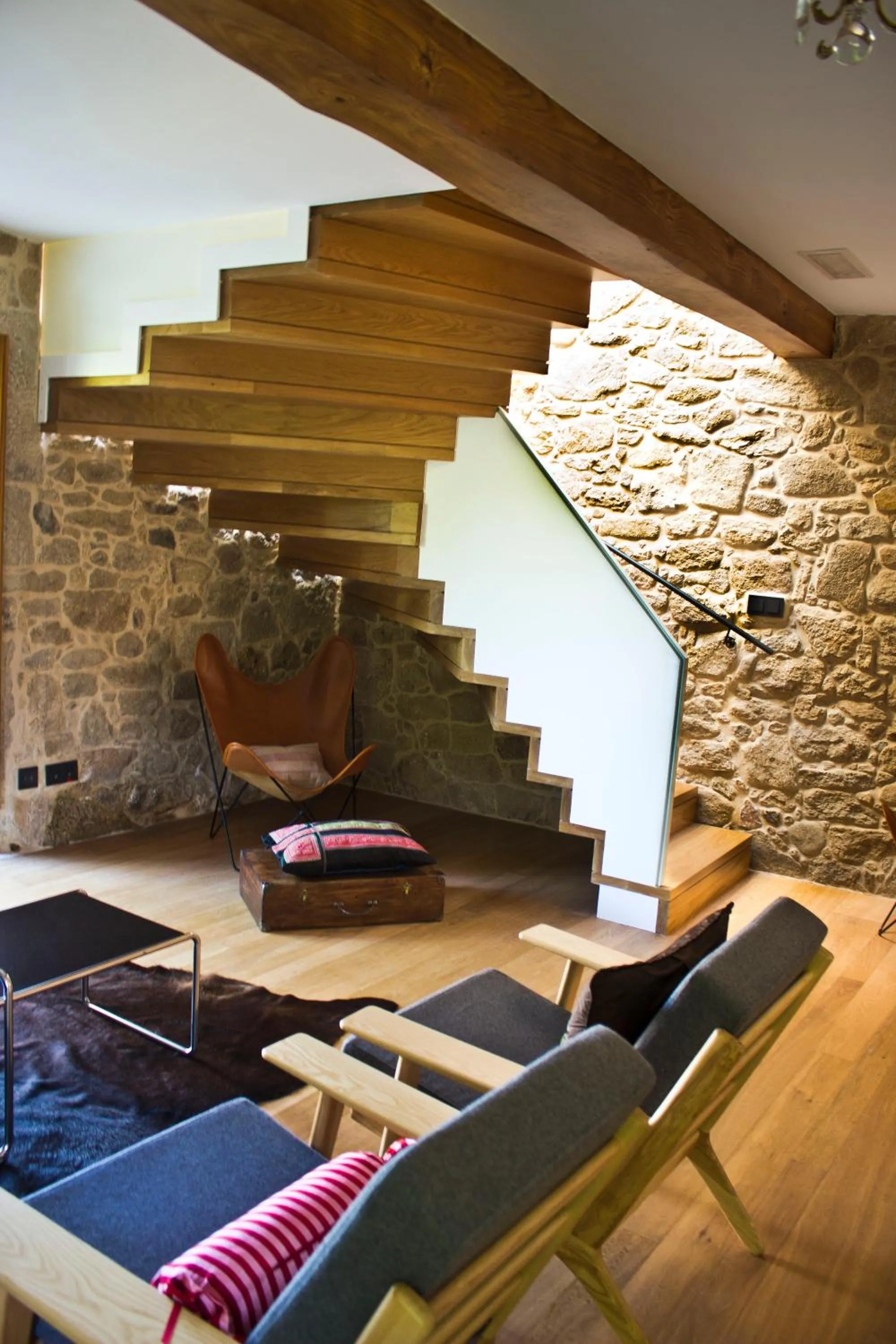 Seating area in Os Lambráns