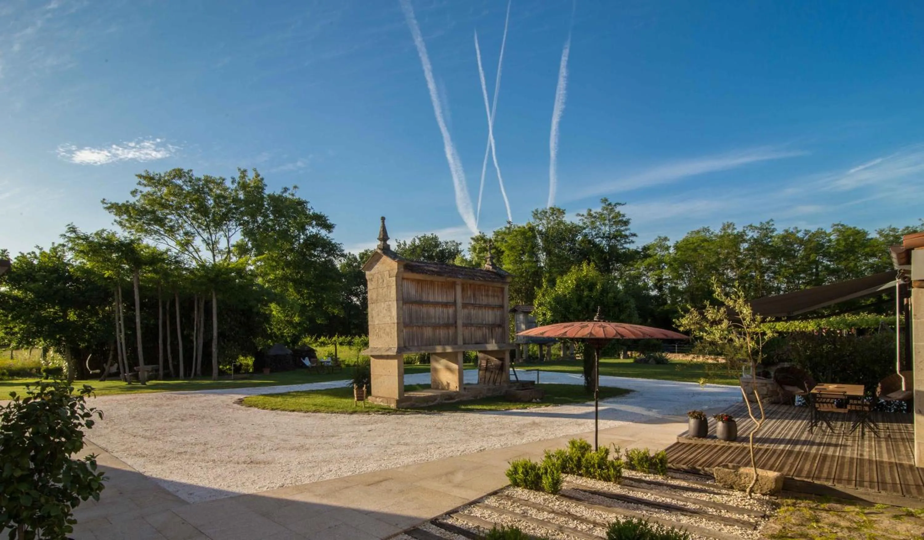 Patio in Os Lambráns