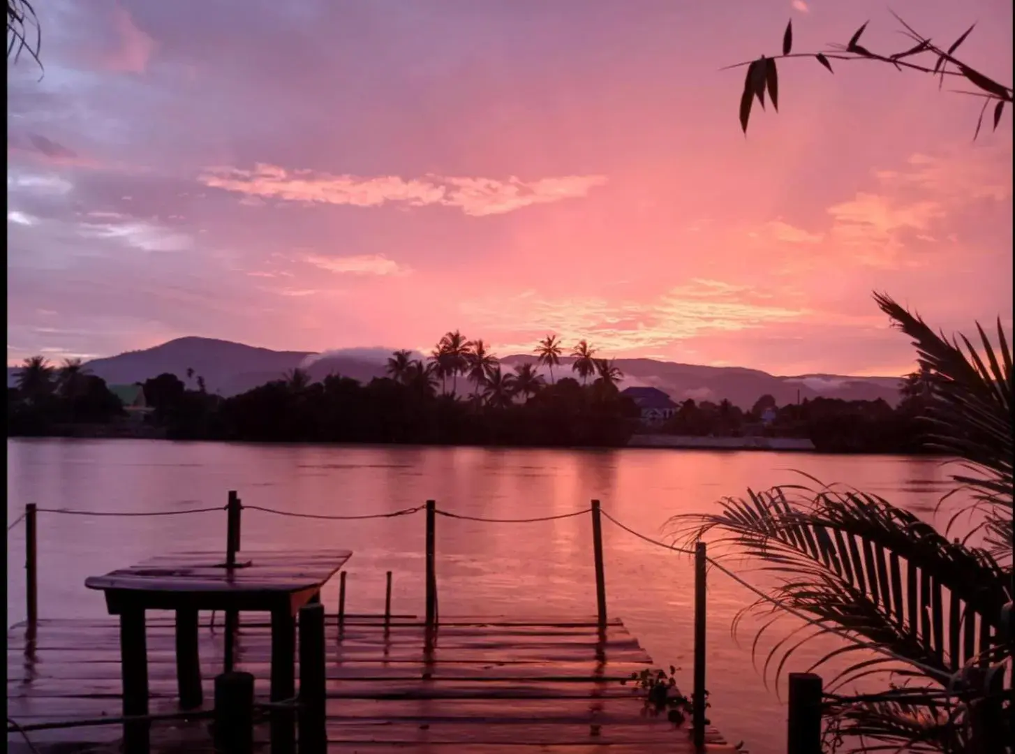River view in Green Mango Bungalows River view in Green Mango Bungalows