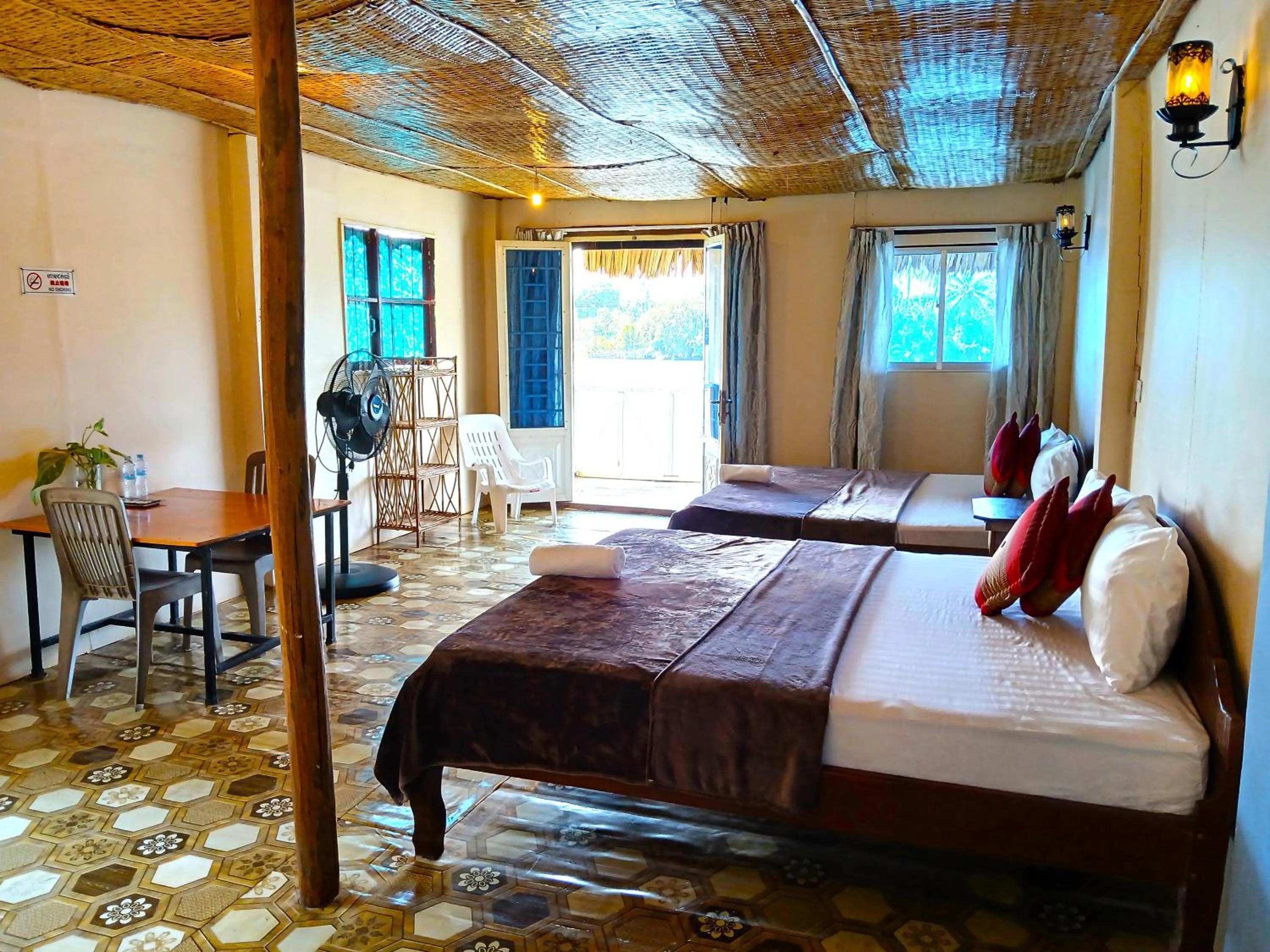 Property building, Bed in Green Mango Bungalows