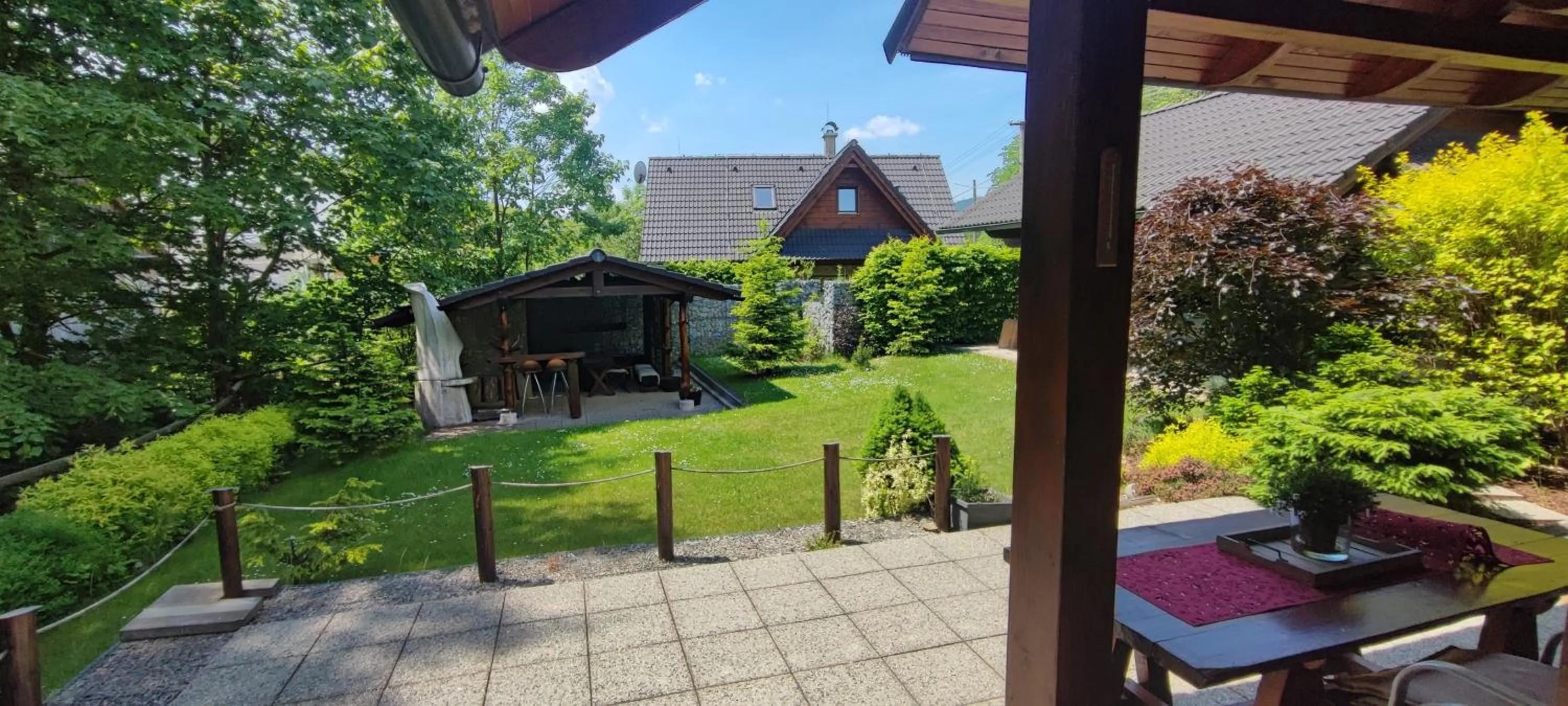 Garden in Apartmany Janosikove diery