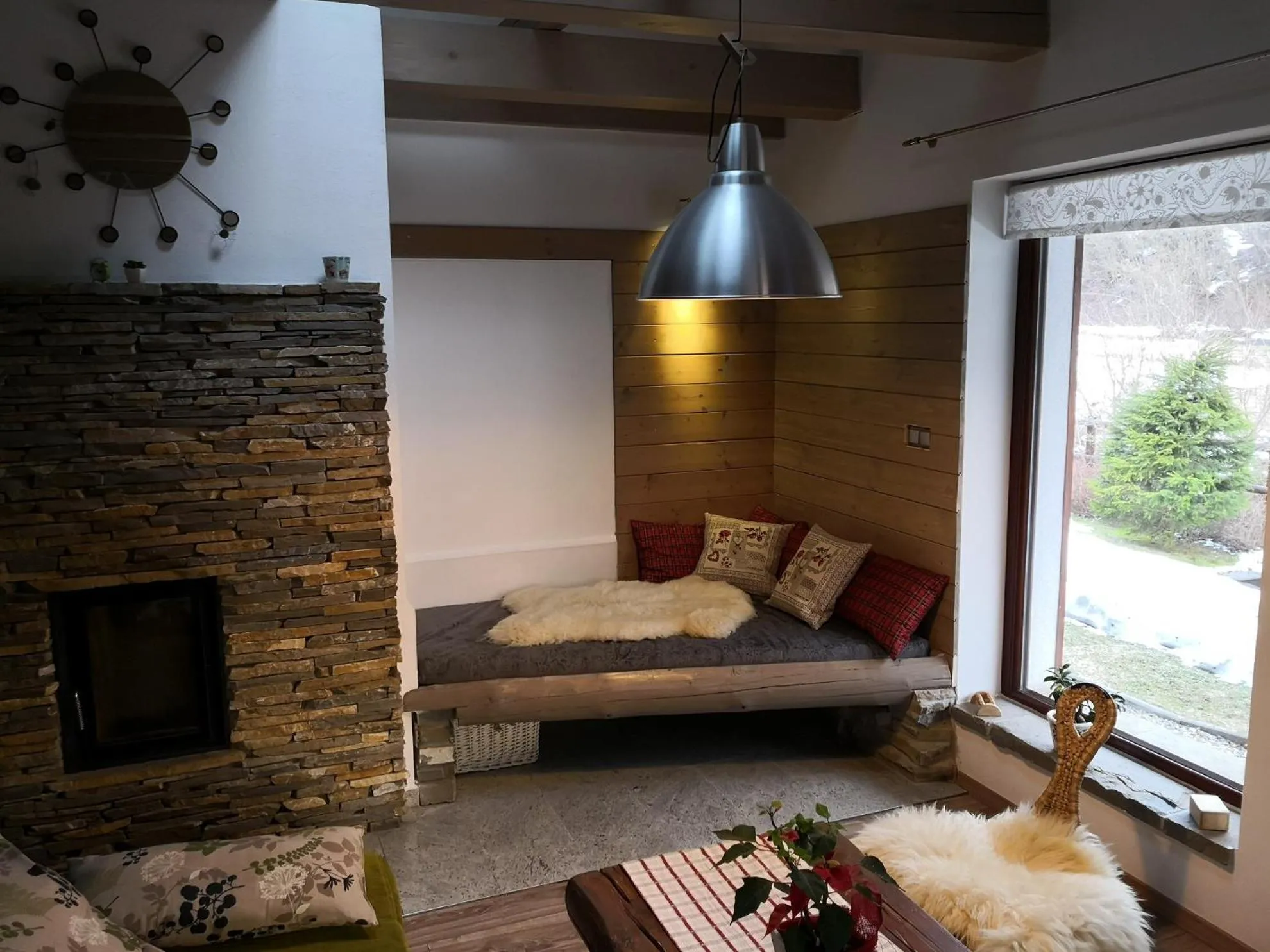 Living room, Bed in Apartmany Janosikove diery