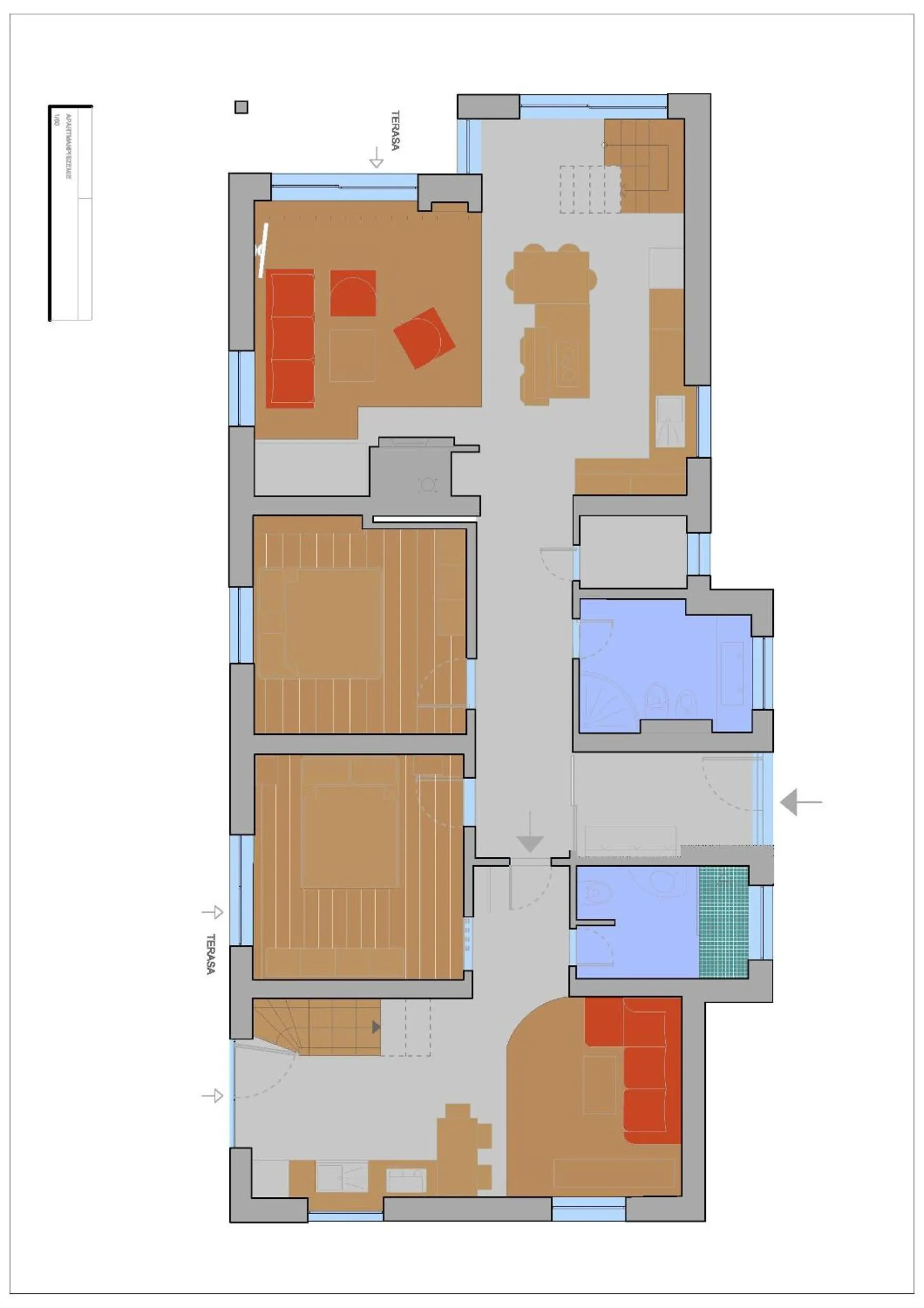 Floor plan in Apartmany Janosikove diery