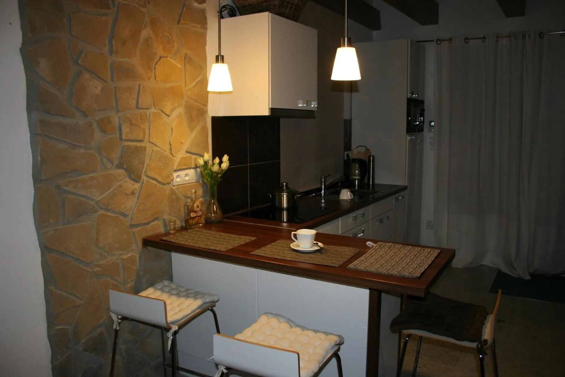 Kitchen or kitchenette in Apartmany Janosikove diery