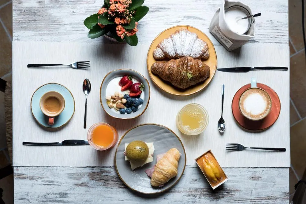 Italian breakfast in ValleChiara B&B