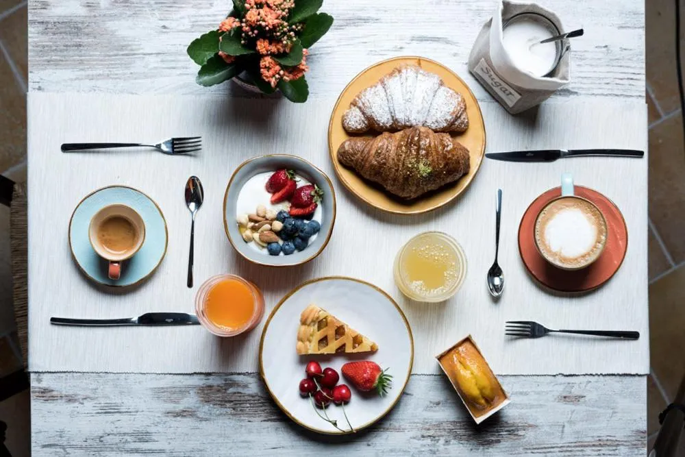 Italian breakfast in ValleChiara B&B