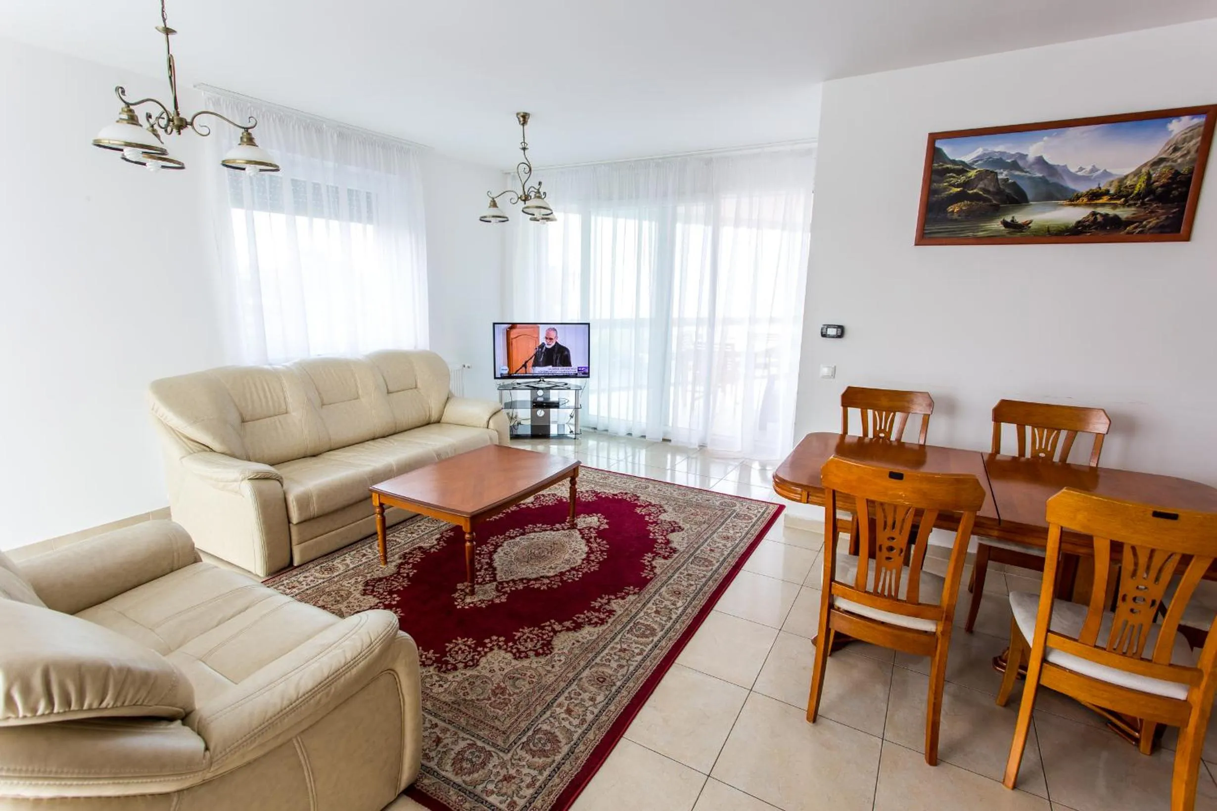 Living room in Luxury Apartment Hotel Siófok
