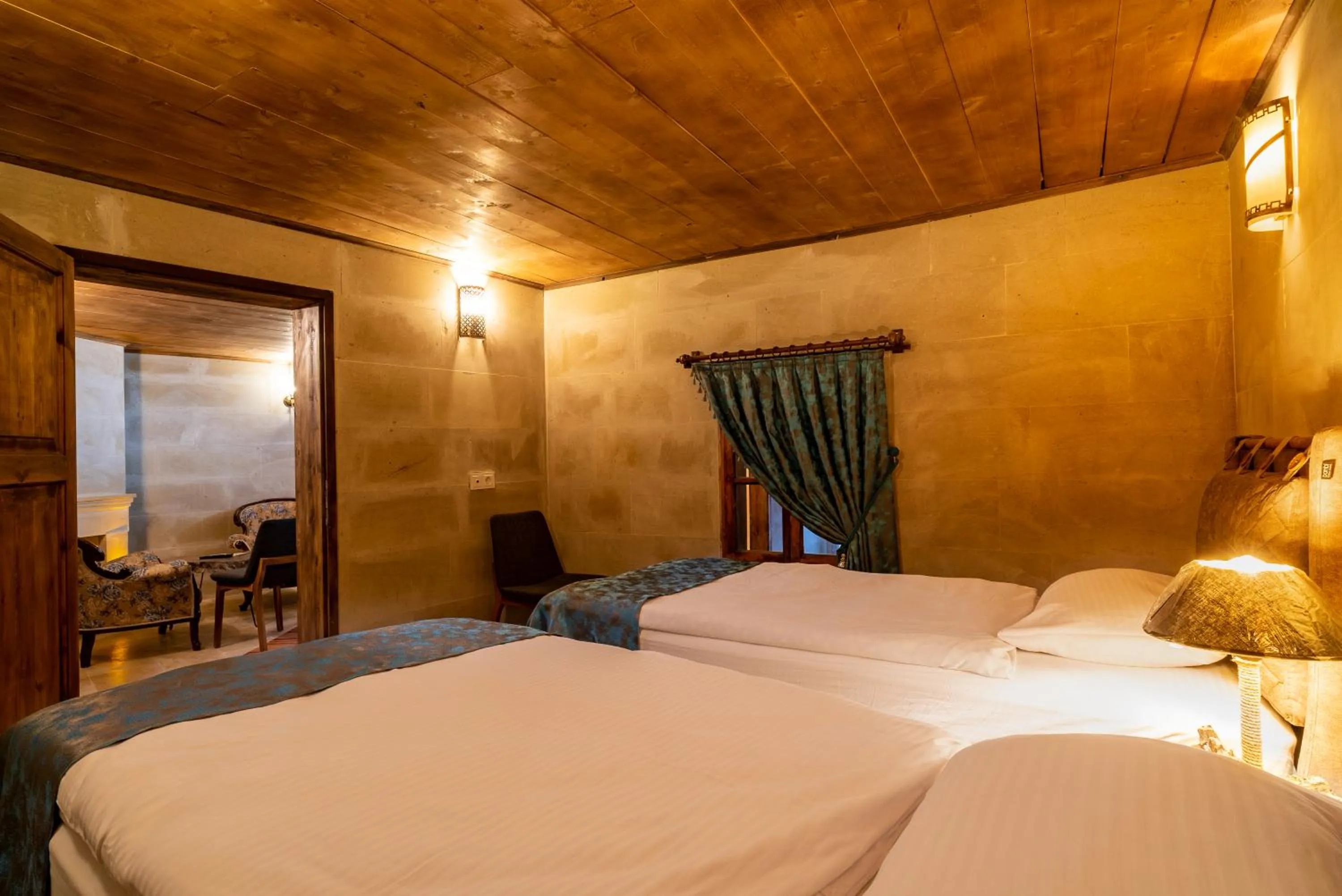 Bed in Atilla's Cave Hotel