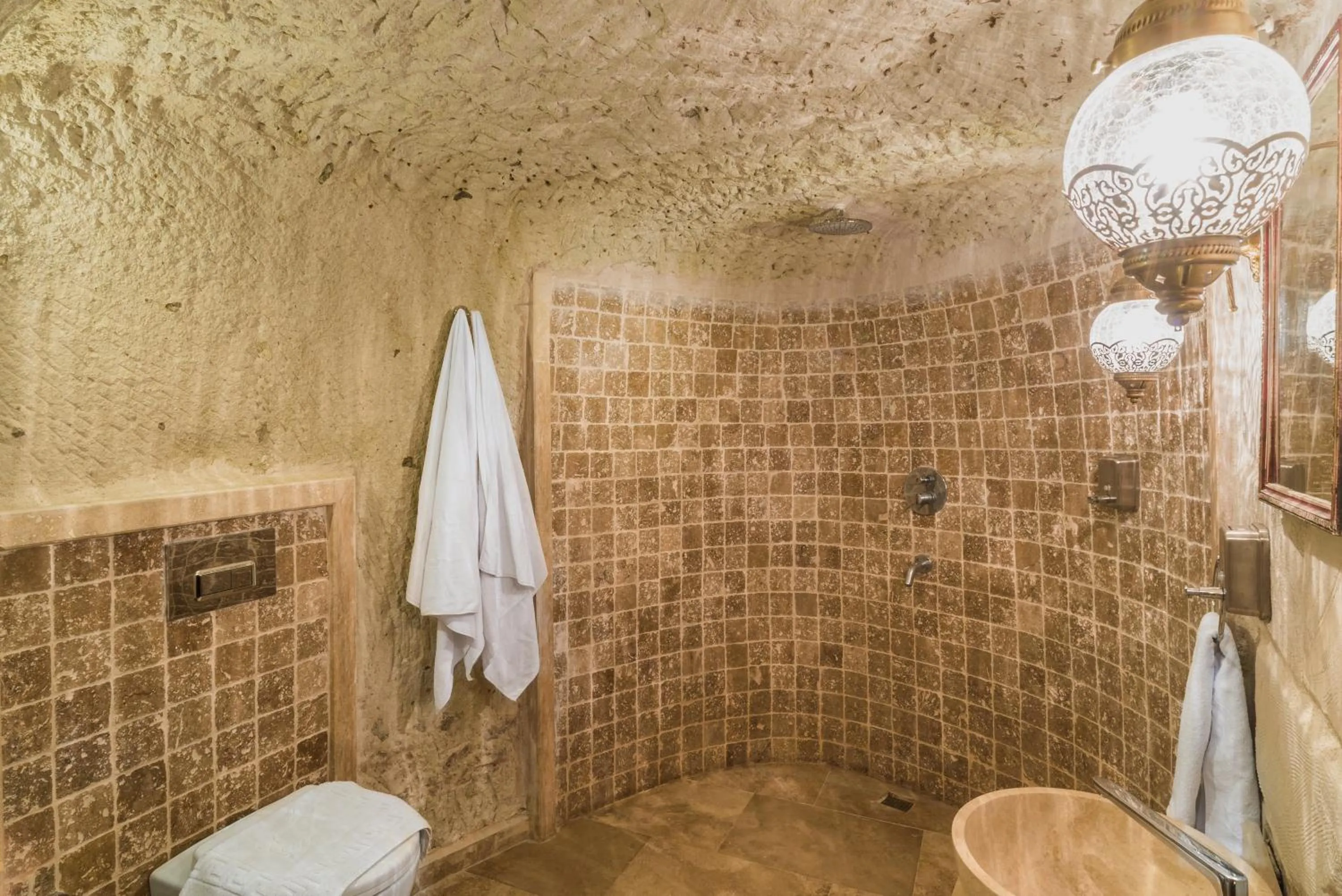 Bathroom in Atilla's Cave Hotel