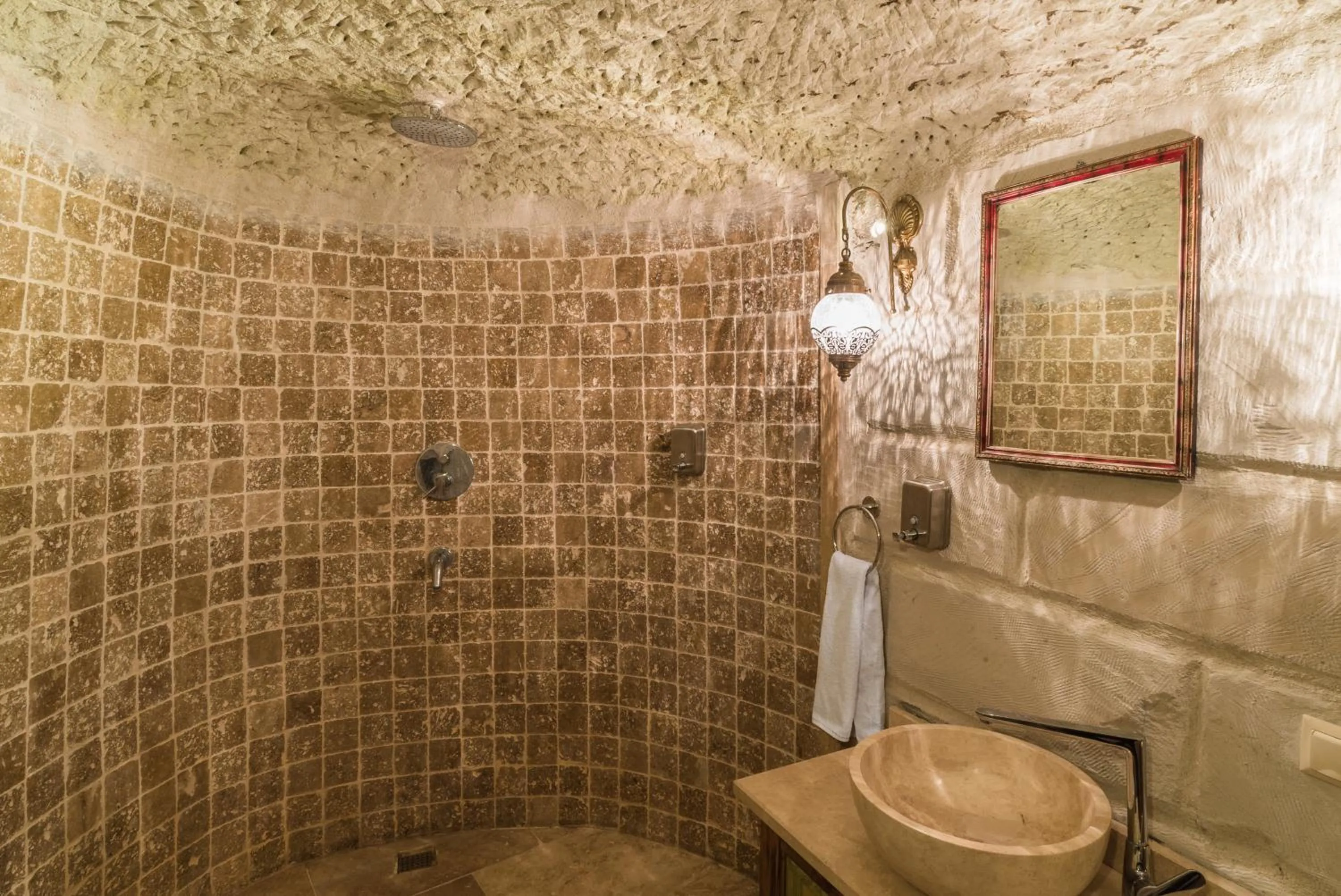 Bathroom in Atilla's Cave Hotel