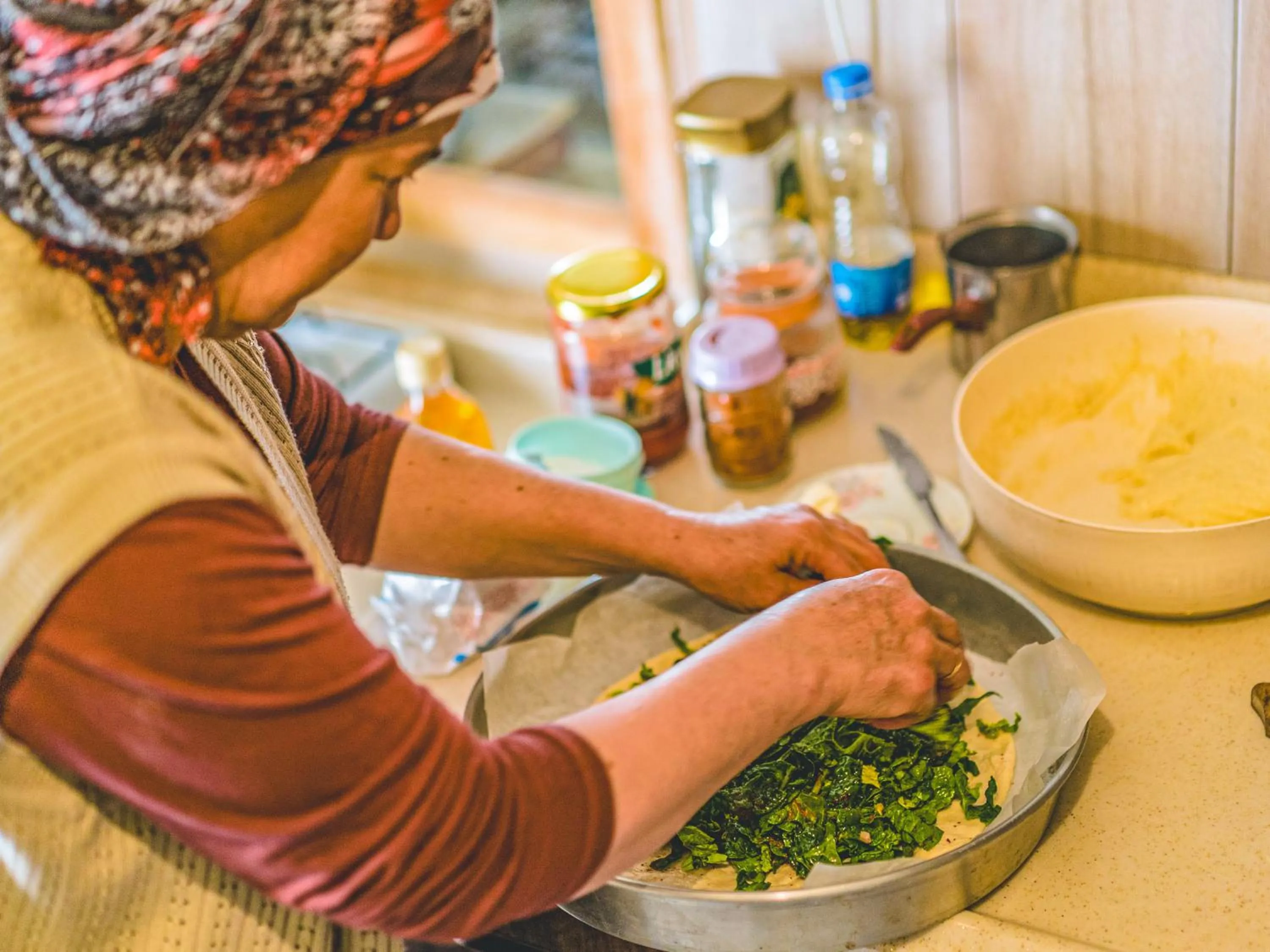 People in Atilla's Cave Hotel