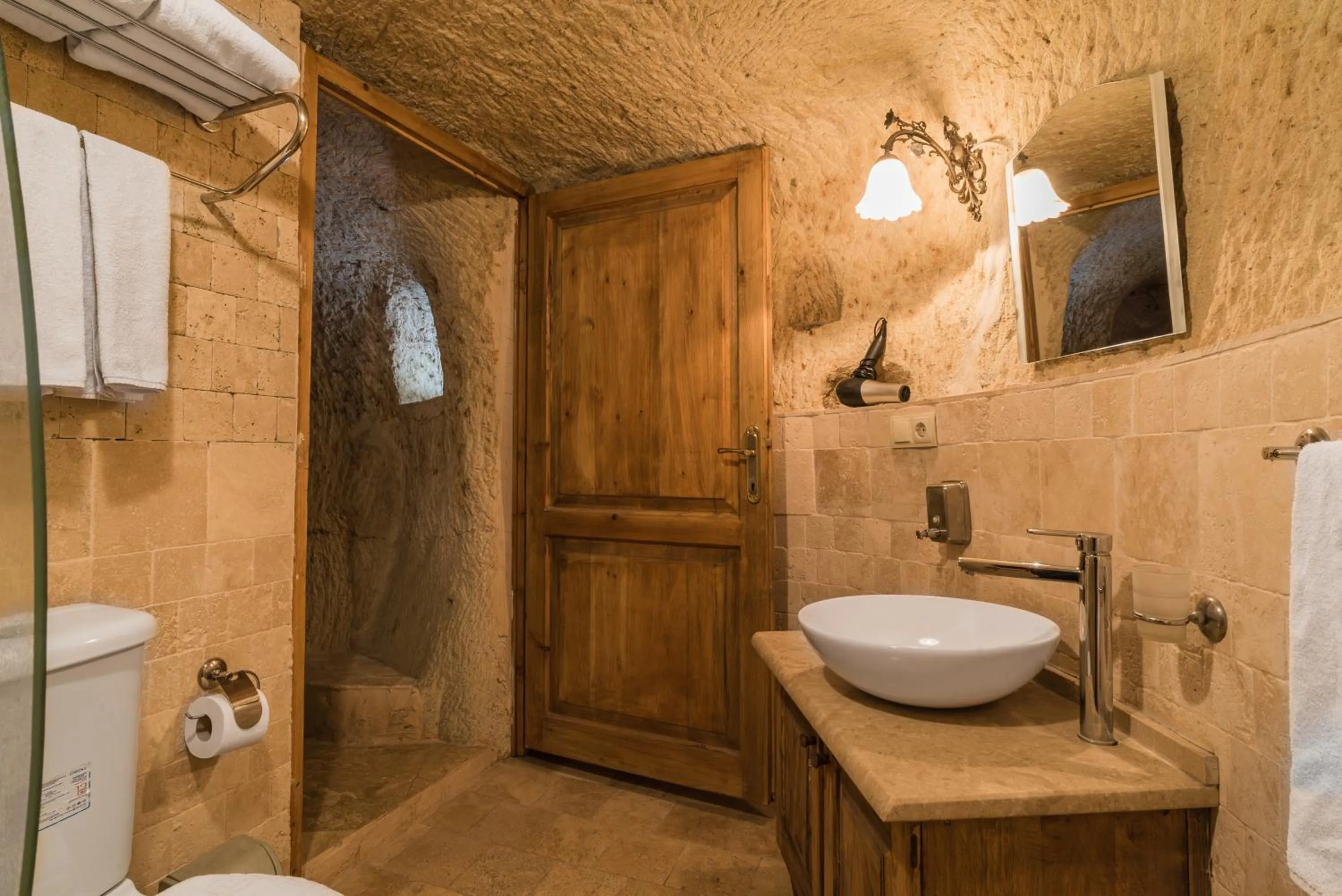 Bathroom in Atilla's Cave Hotel