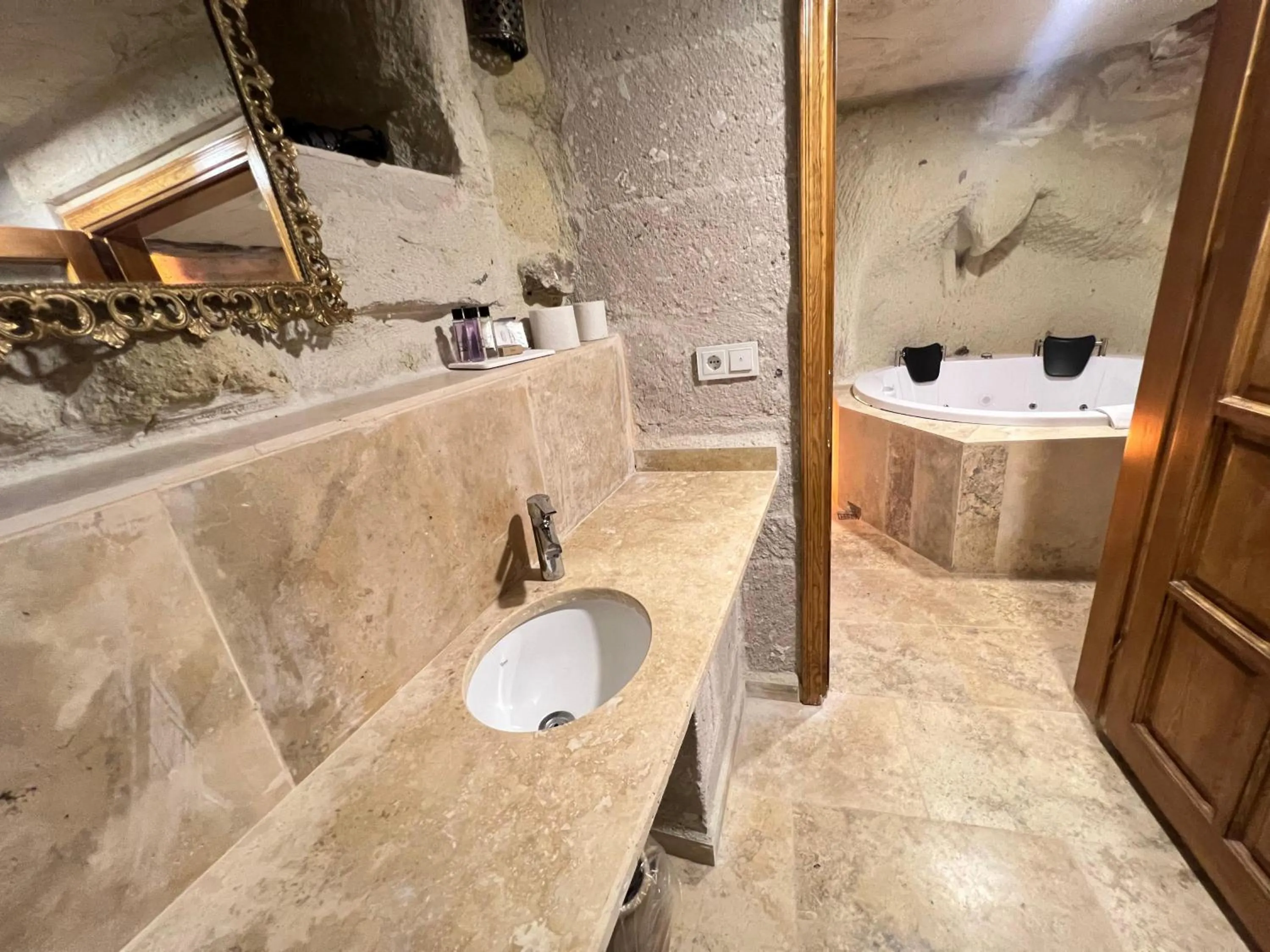 Bathroom in Atilla's Cave Hotel