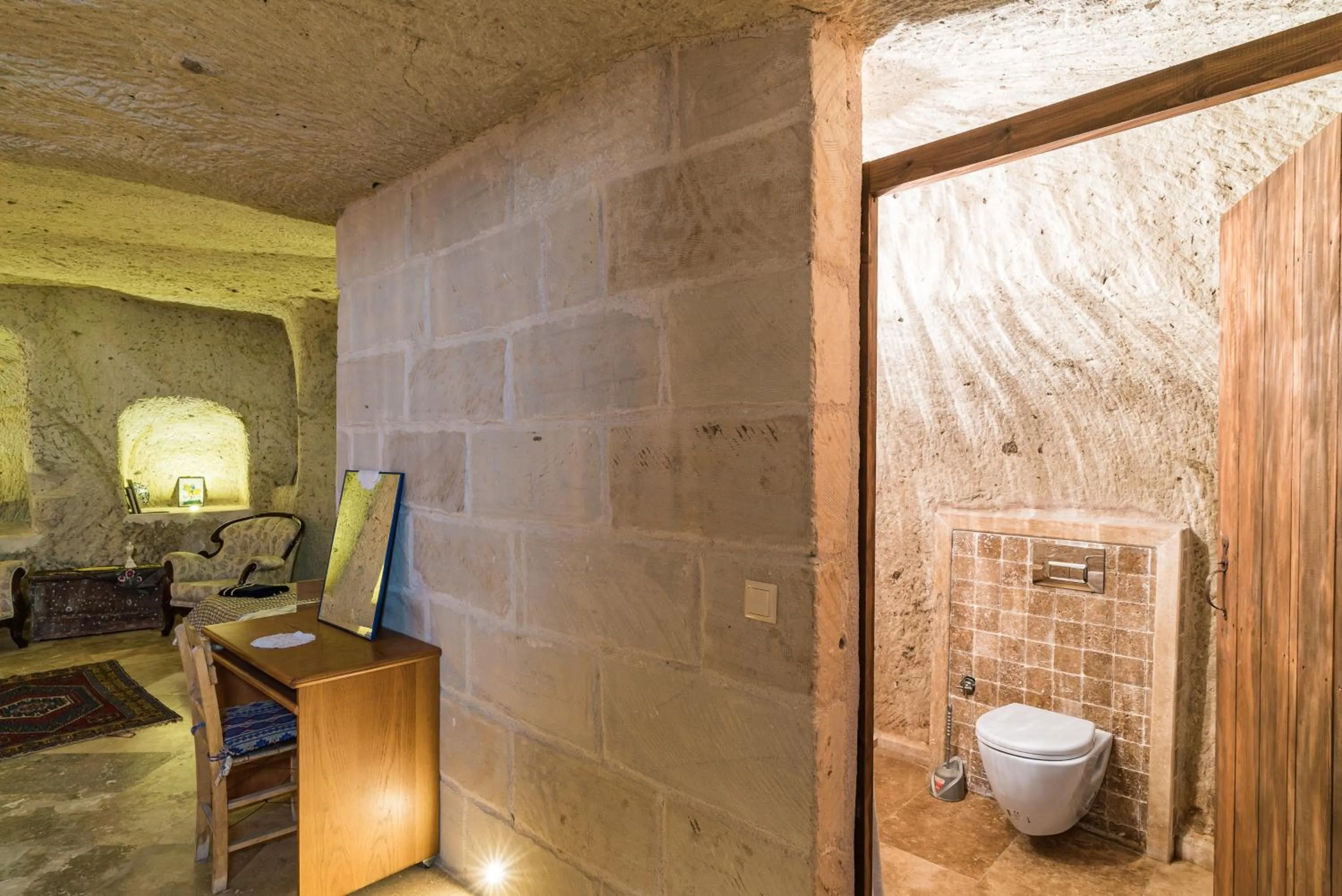 Toilet in Atilla's Cave Hotel