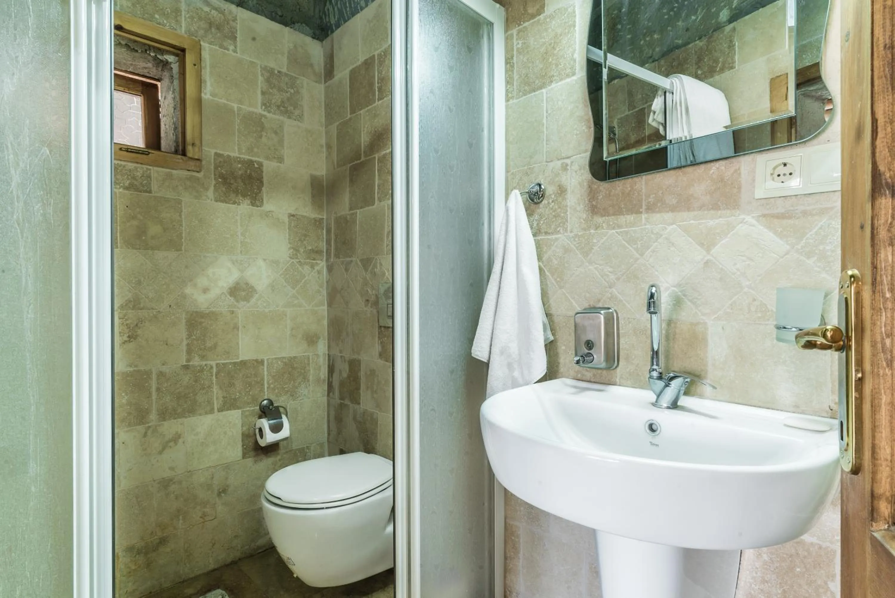 Bathroom in Atilla's Cave Hotel