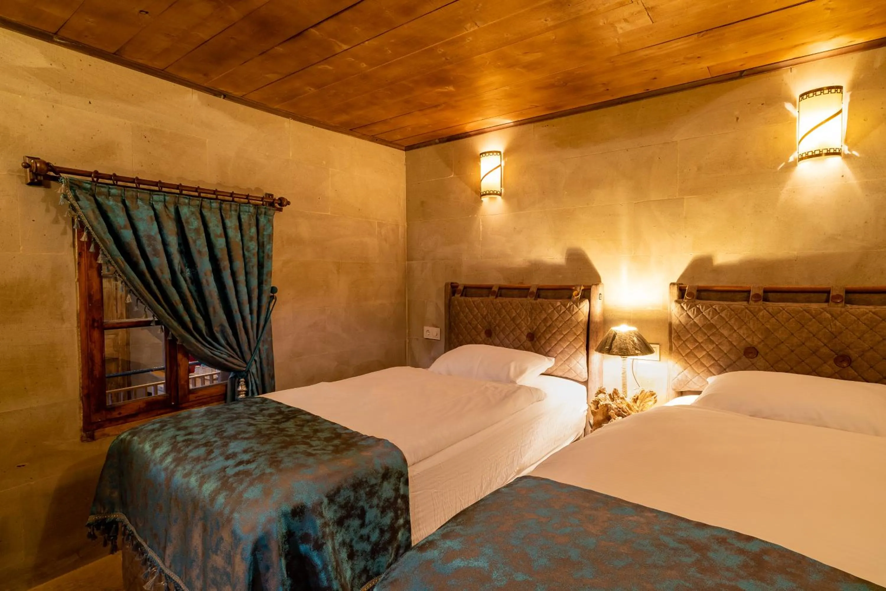 Bed in Atilla's Cave Hotel