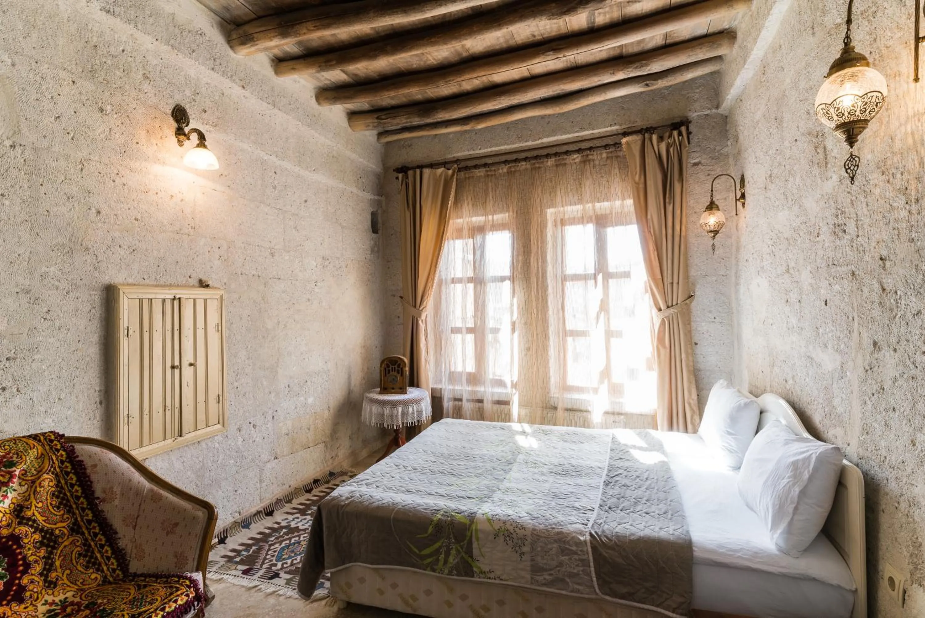 bunk bed, Bed in Atilla's Cave Hotel