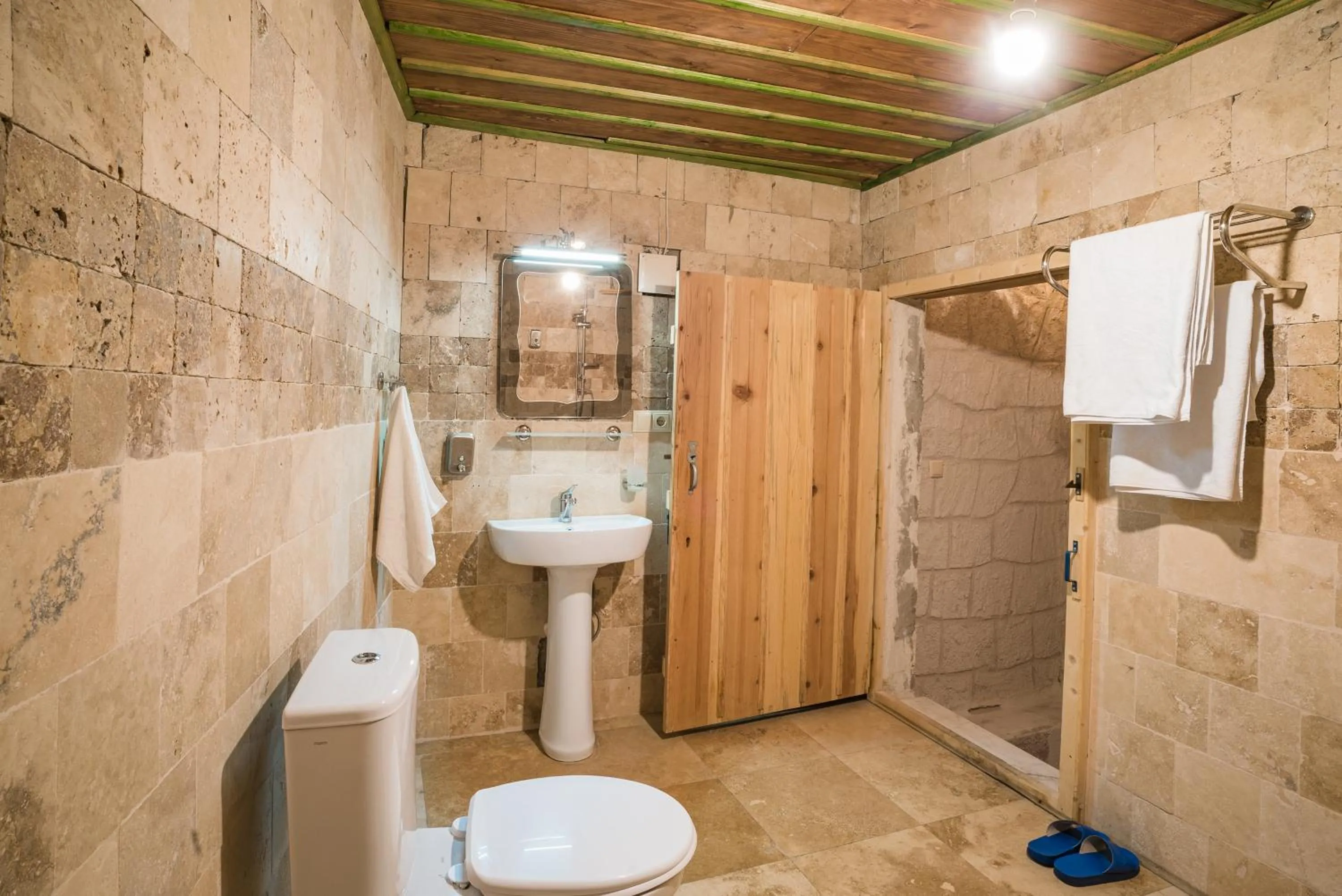 Bathroom in Atilla's Cave Hotel