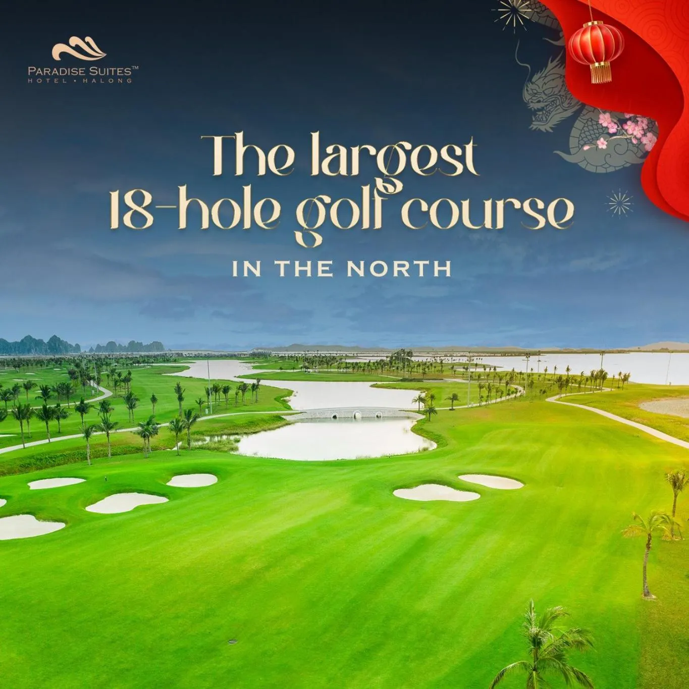Golfcourse in Paradise Suites Hotel