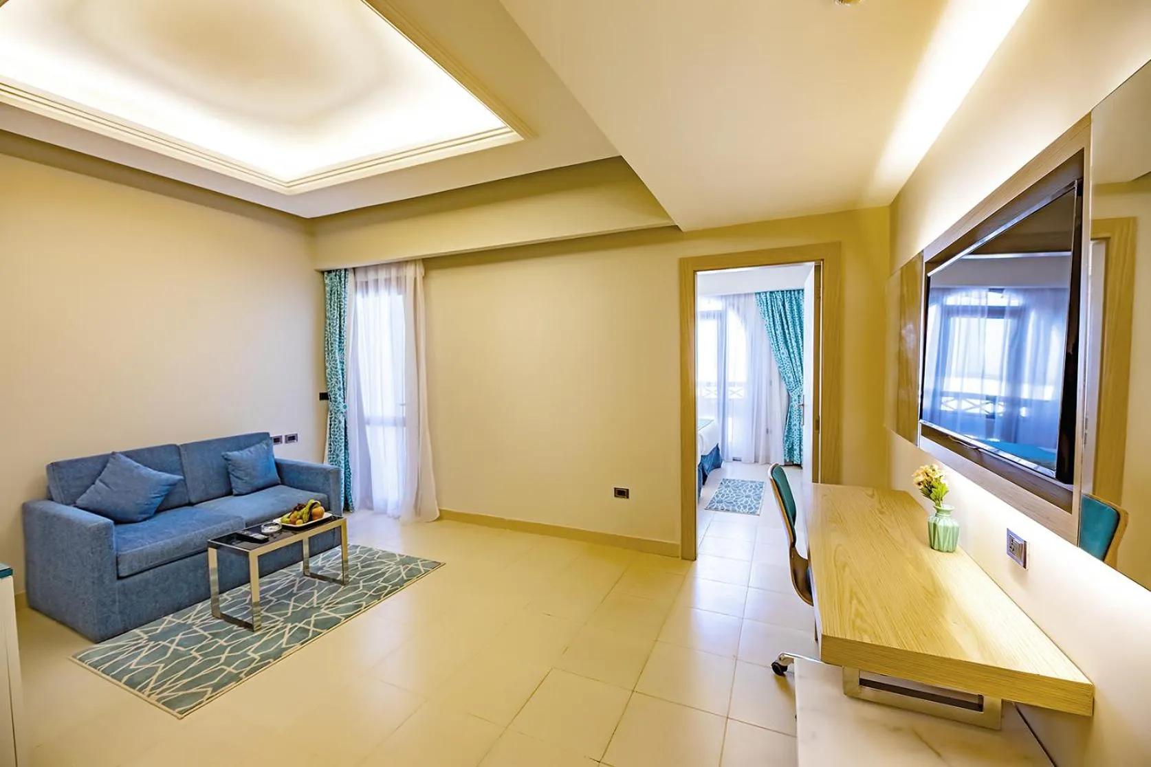 Seating area in Gravity Hotel & Aqua Park Sahl Hasheesh Families and Couples Only