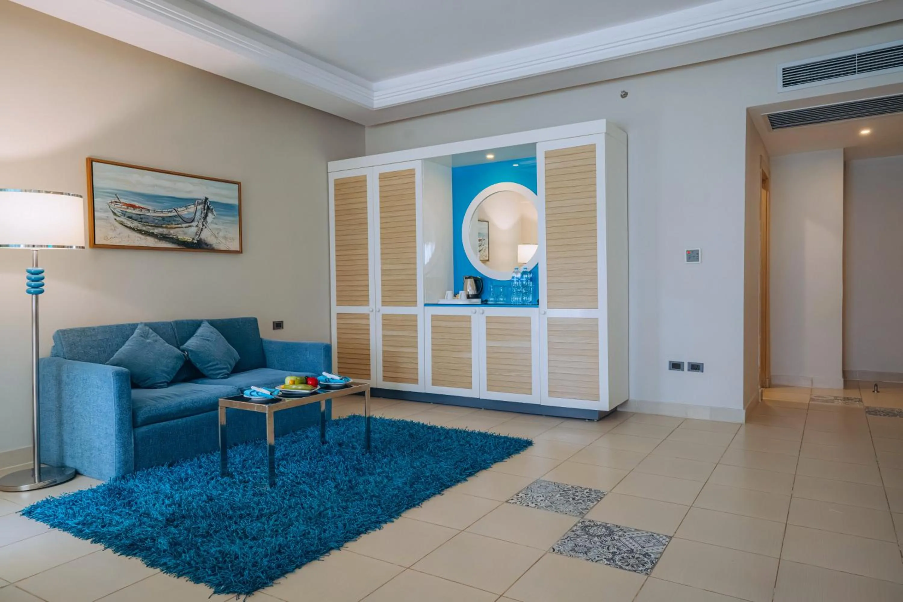 Living room in Gravity Hotel & Aqua Park Sahl Hasheesh Families and Couples Only