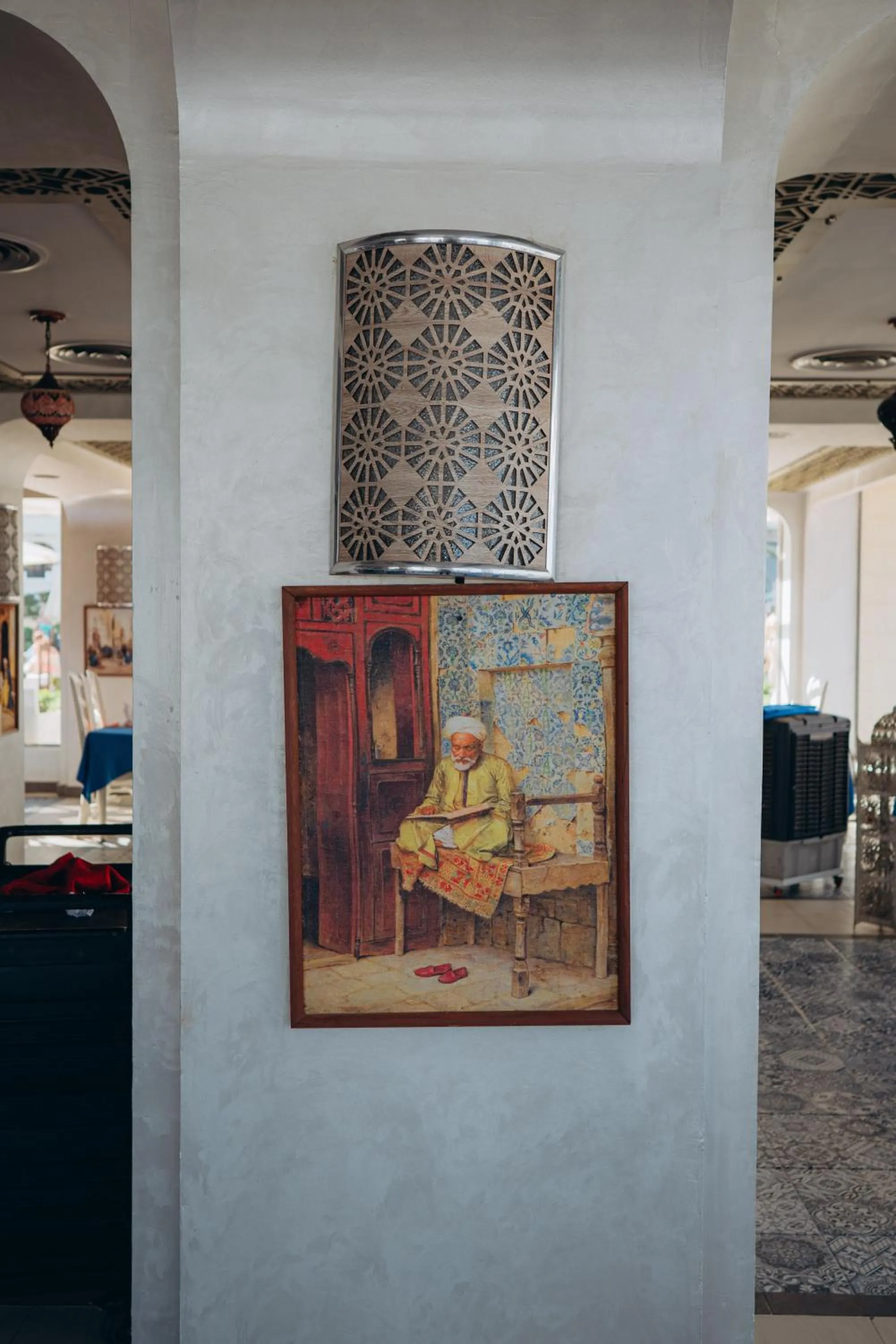 Decorative detail in Gravity Hotel & Aqua Park Sahl Hasheesh Families and Couples Only