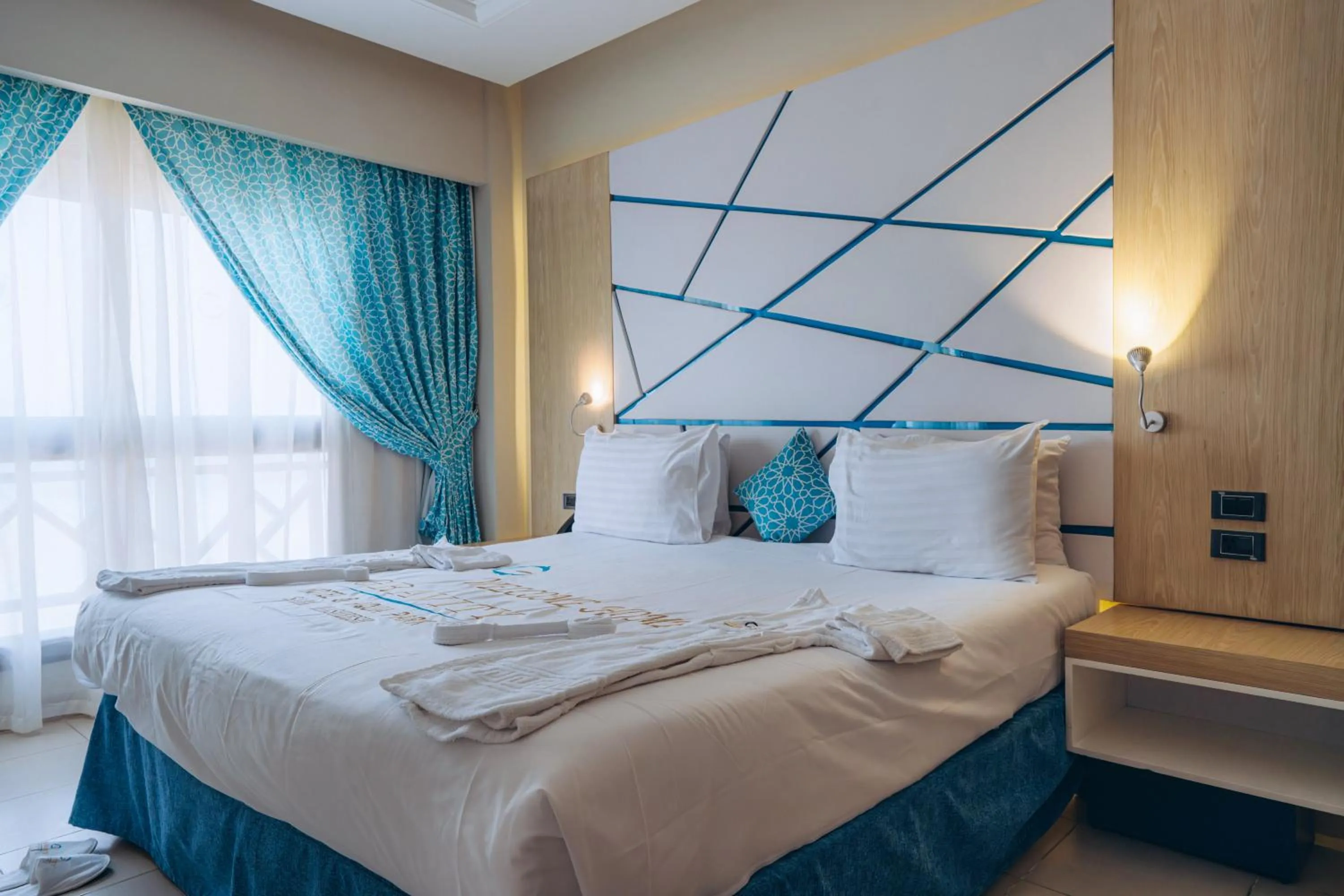 Bedroom, Bed in Gravity Hotel & Aqua Park Sahl Hasheesh Families and Couples Only