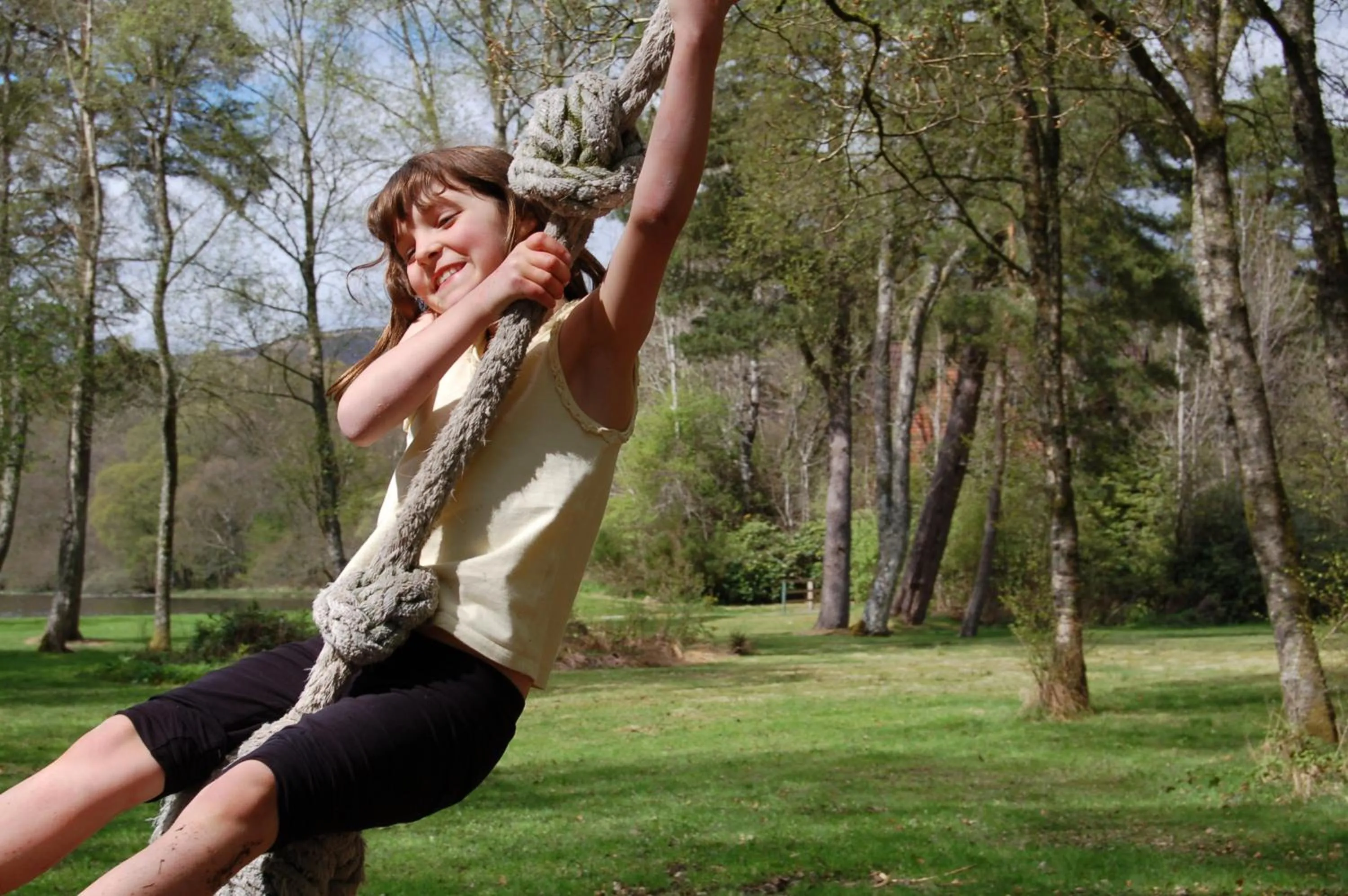 Children play ground in Lochend Chalets