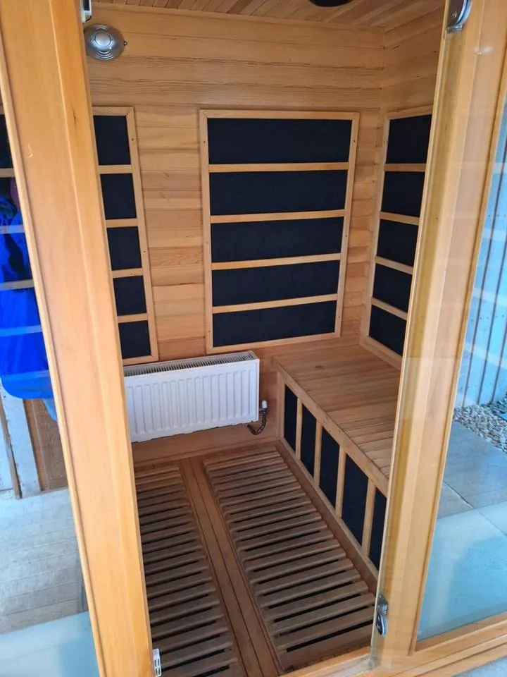 Sauna in Lochend Chalets