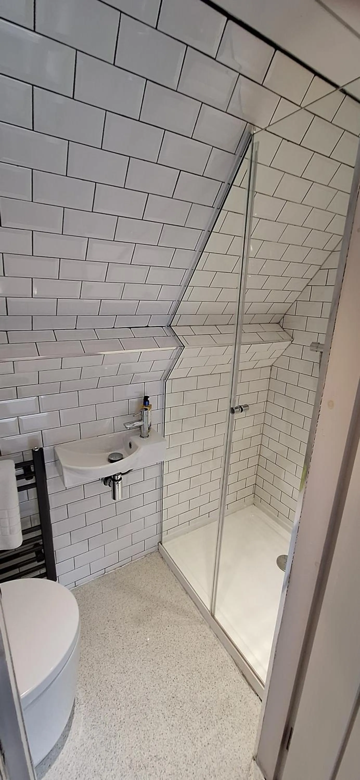 Shower in Lochend Chalets