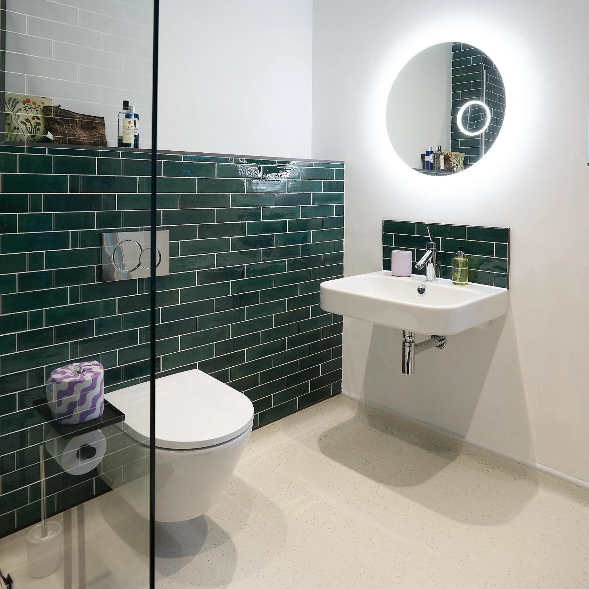 Shower in Lochend Chalets