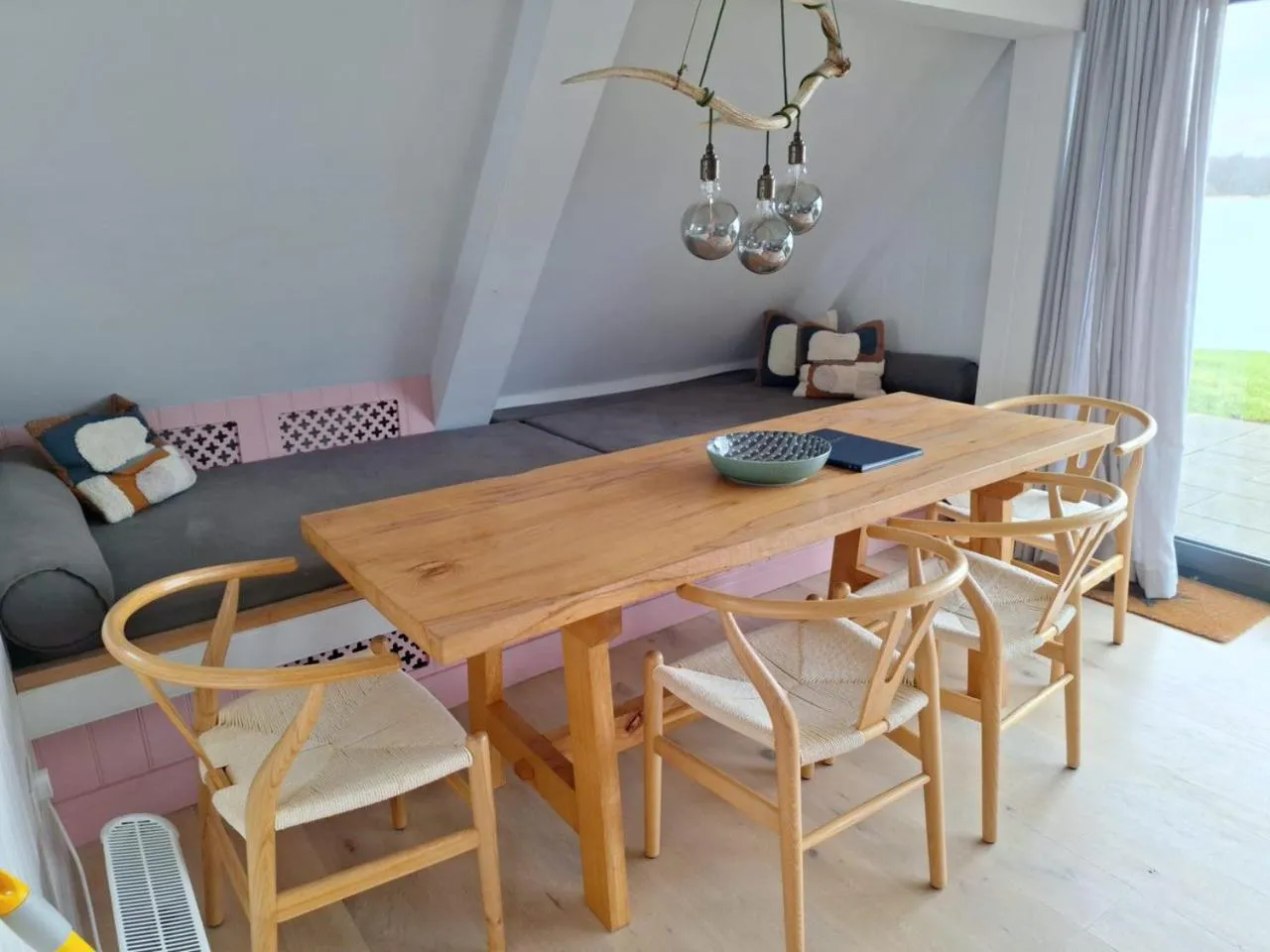 Living room in Lochend Chalets