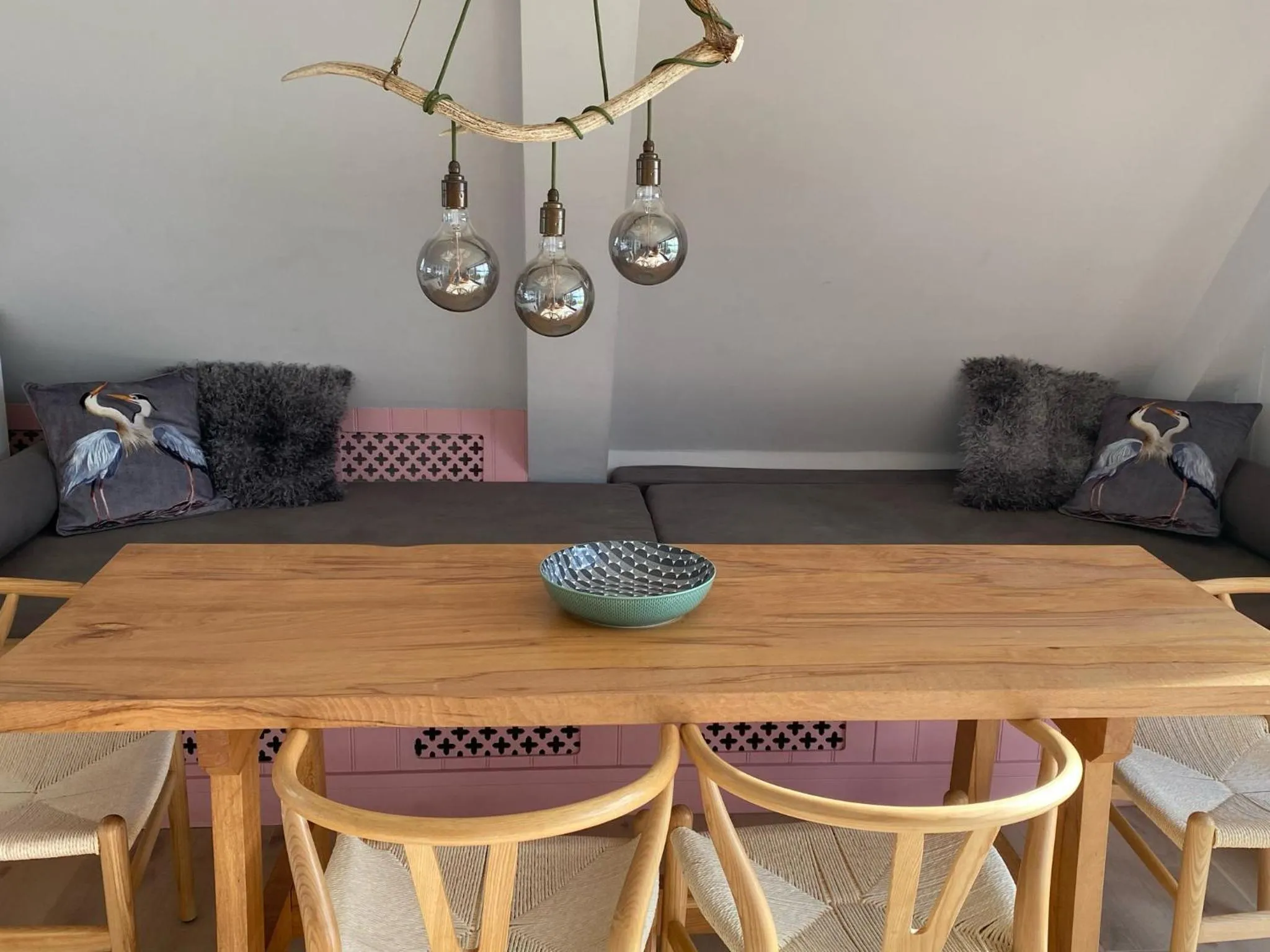 Living room in Lochend Chalets