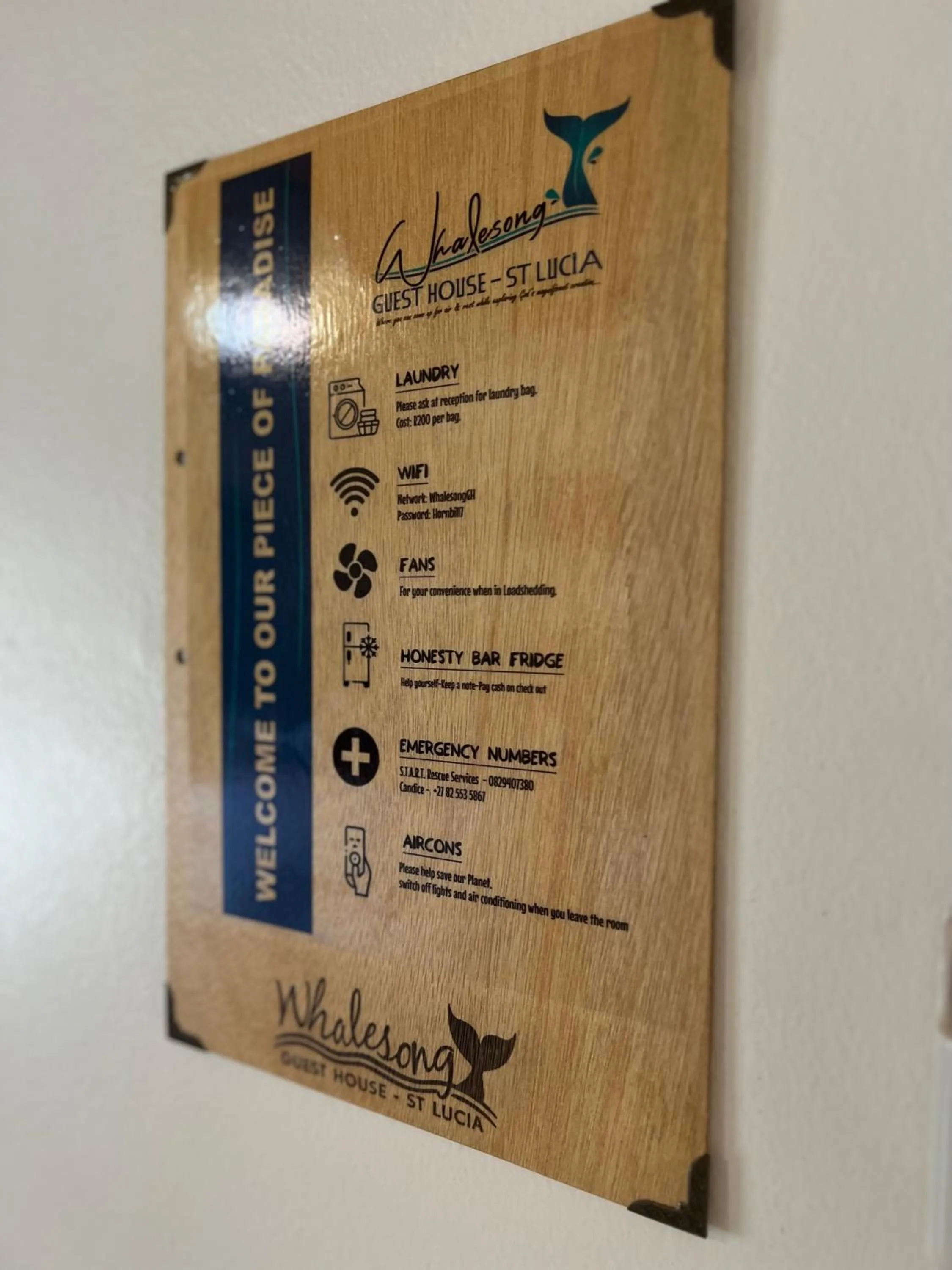 Property logo or sign in Whalesong Guest House