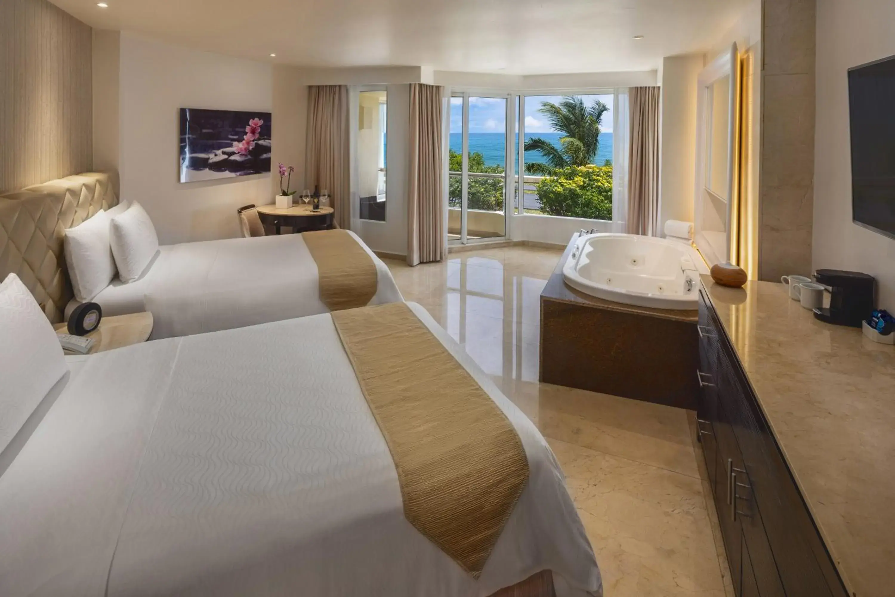 View (from property/room), Bed in Moon Palace Nizuc - All Inclusive View (from property/room), Bed in Moon Palace Nizuc - All Inclusive