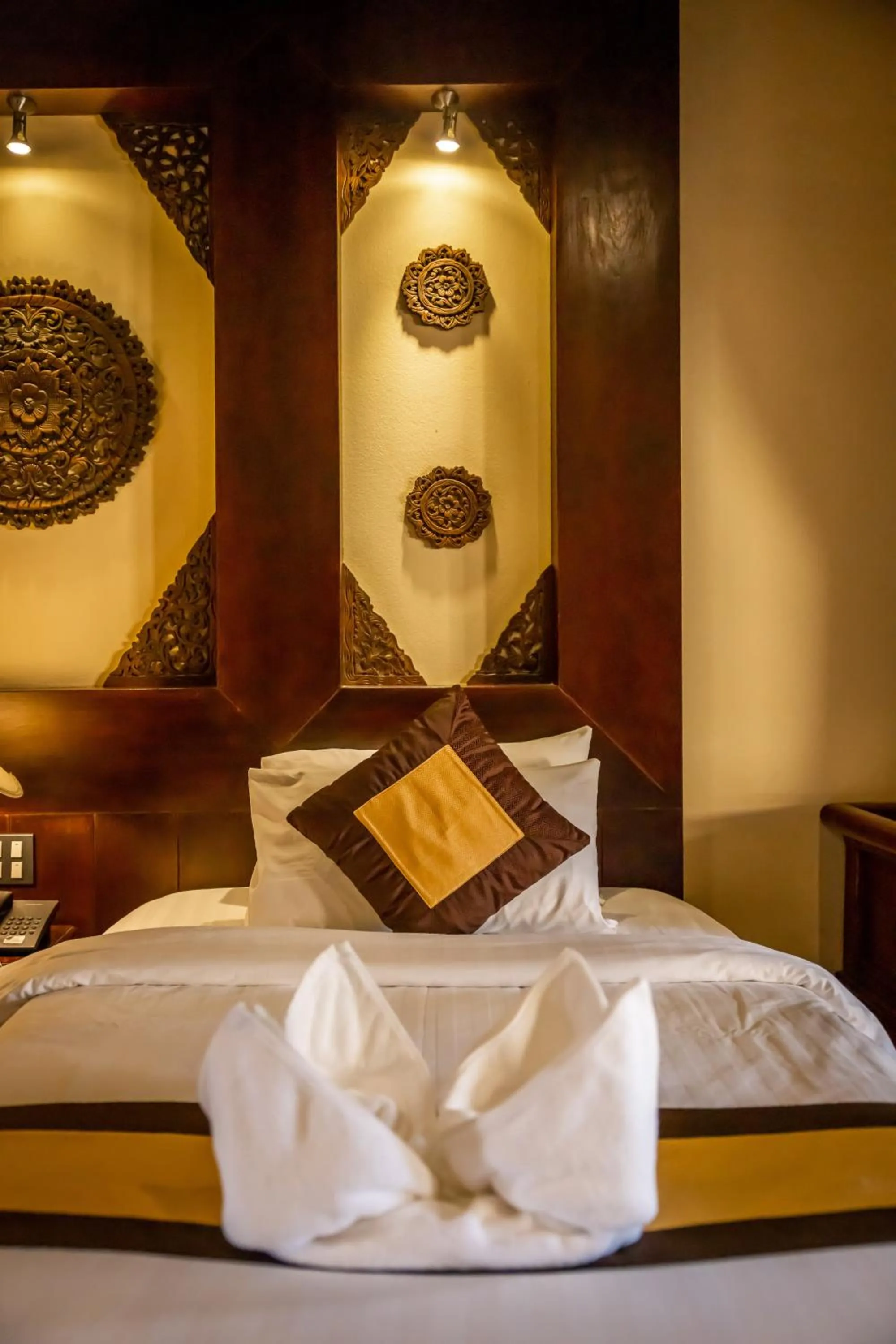 Decorative detail, Bed in Sada Hotel