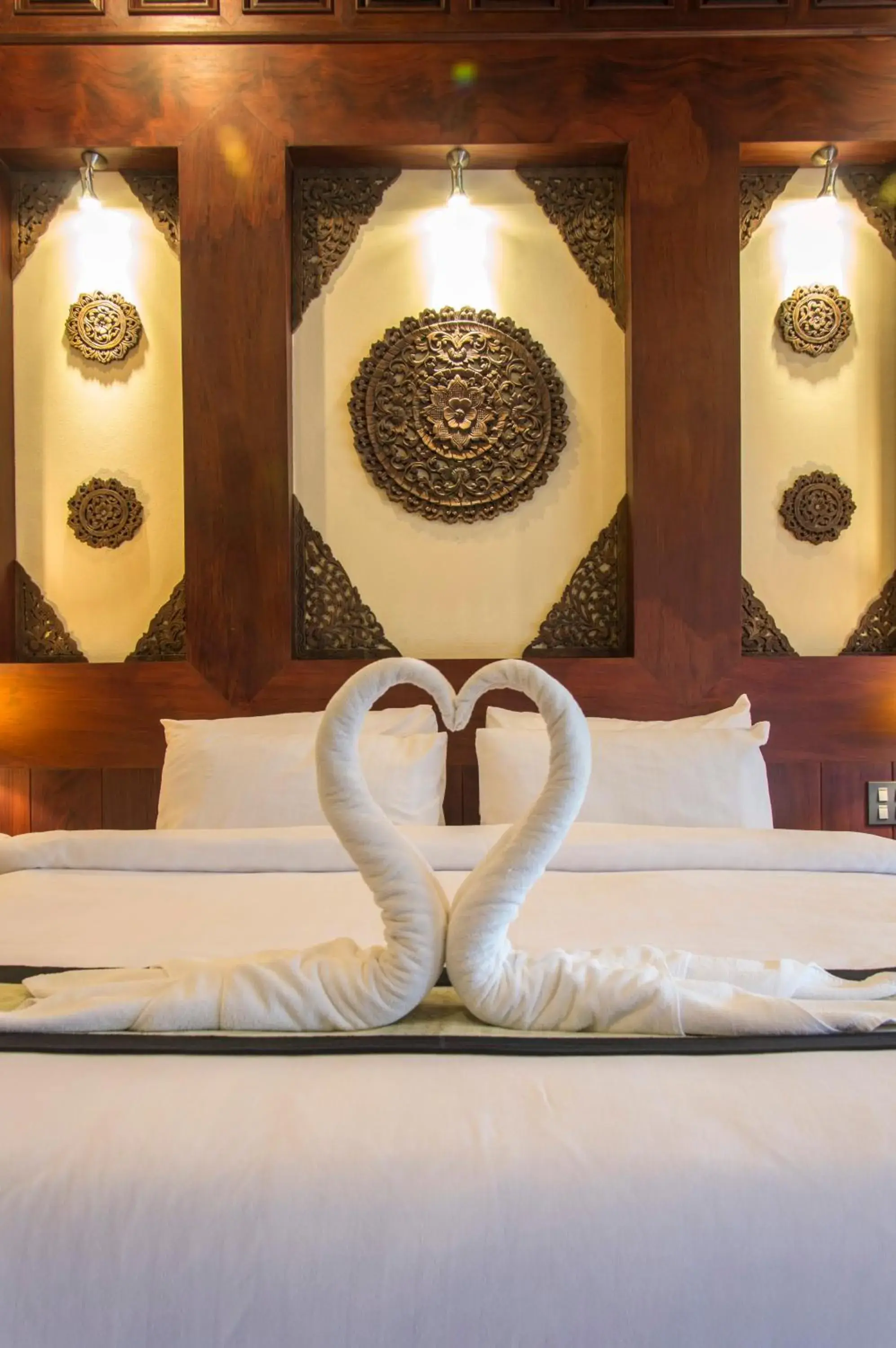 Decorative detail, Bed in Sada Hotel Decorative detail, Bed in Sada Hotel