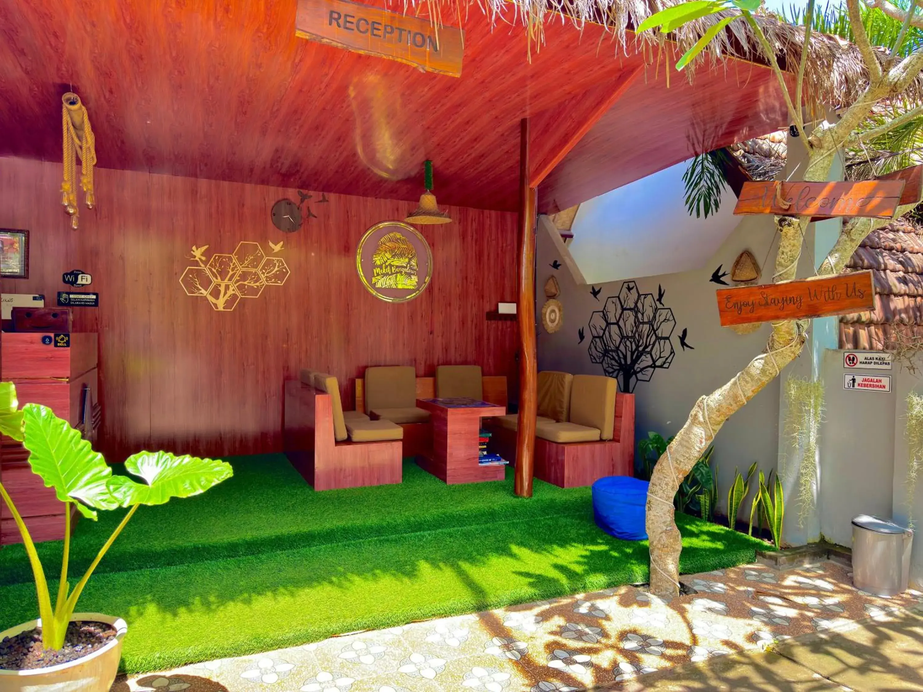 Living room in Meket Bungalows Living room in Meket Bungalows