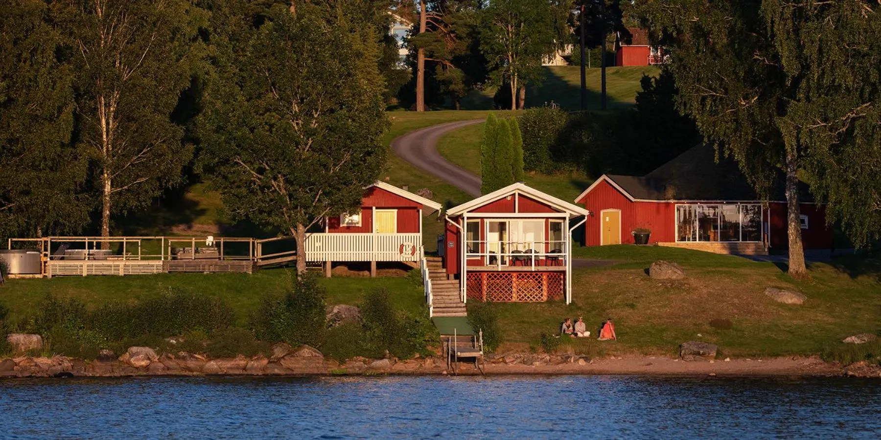 Lake view in Två Skyttlar