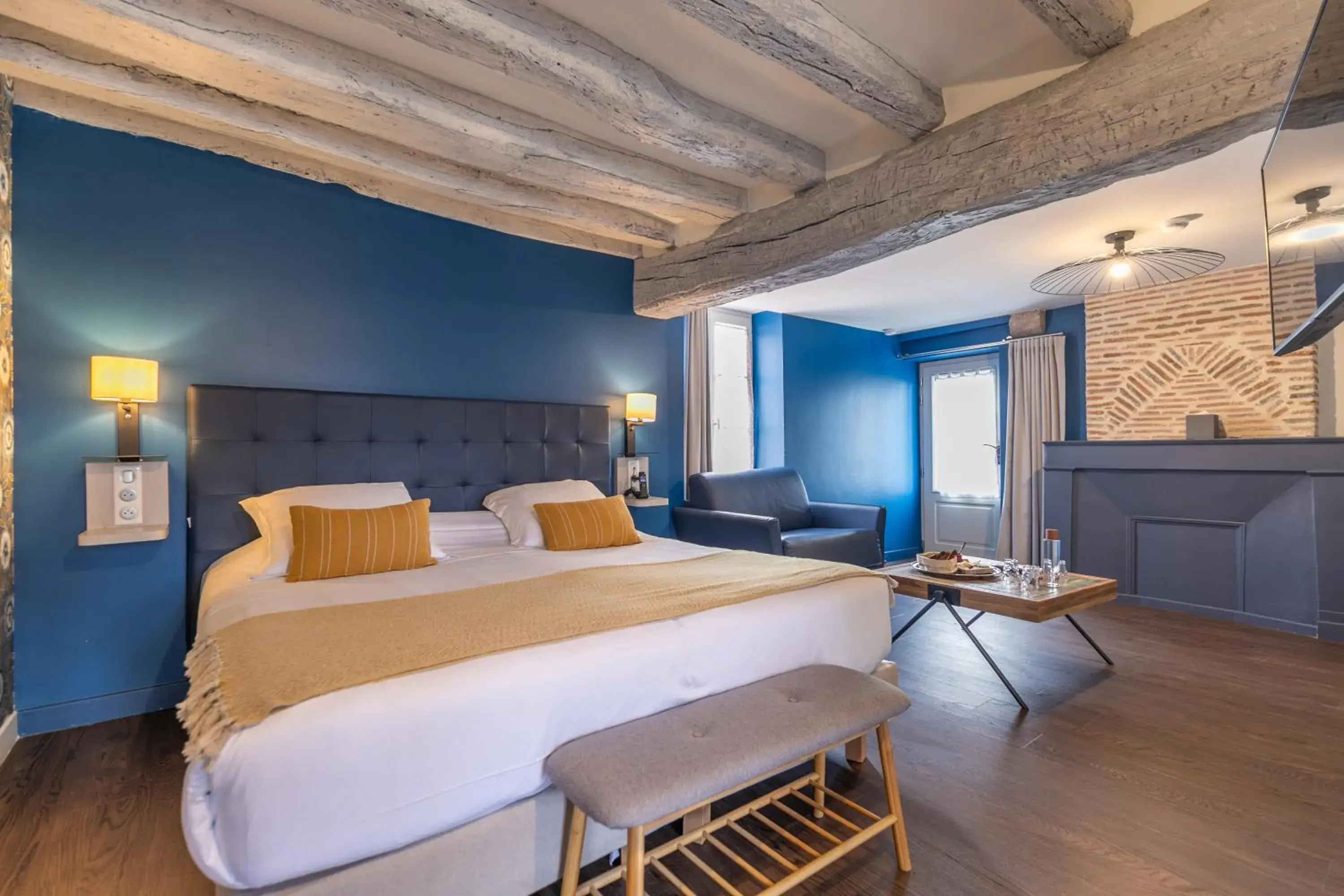 Junior Suite with Terrace in Auberge de la Caillère Junior Suite with Terrace in Auberge de la Caillère