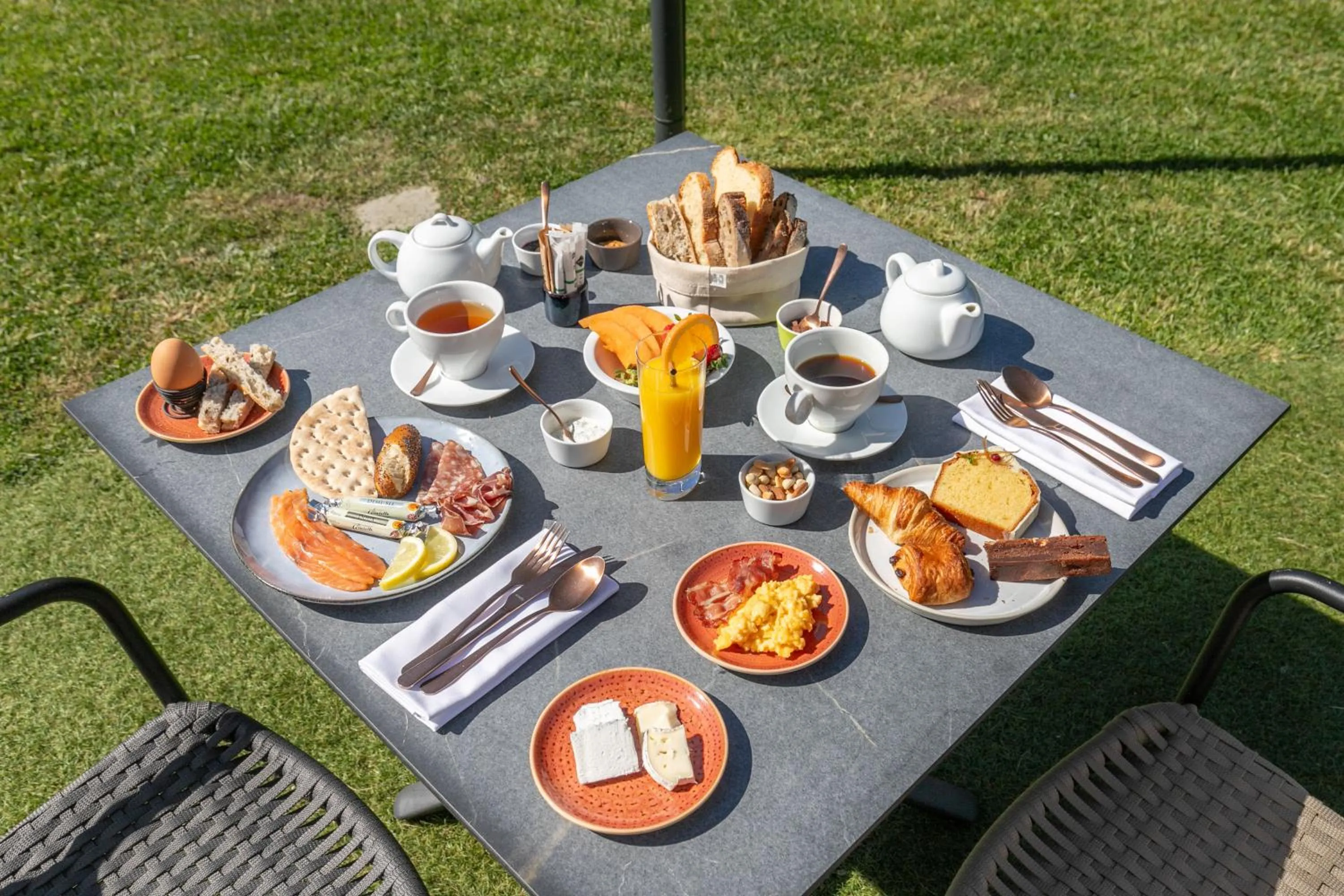 Breakfast in Auberge de la Caillère