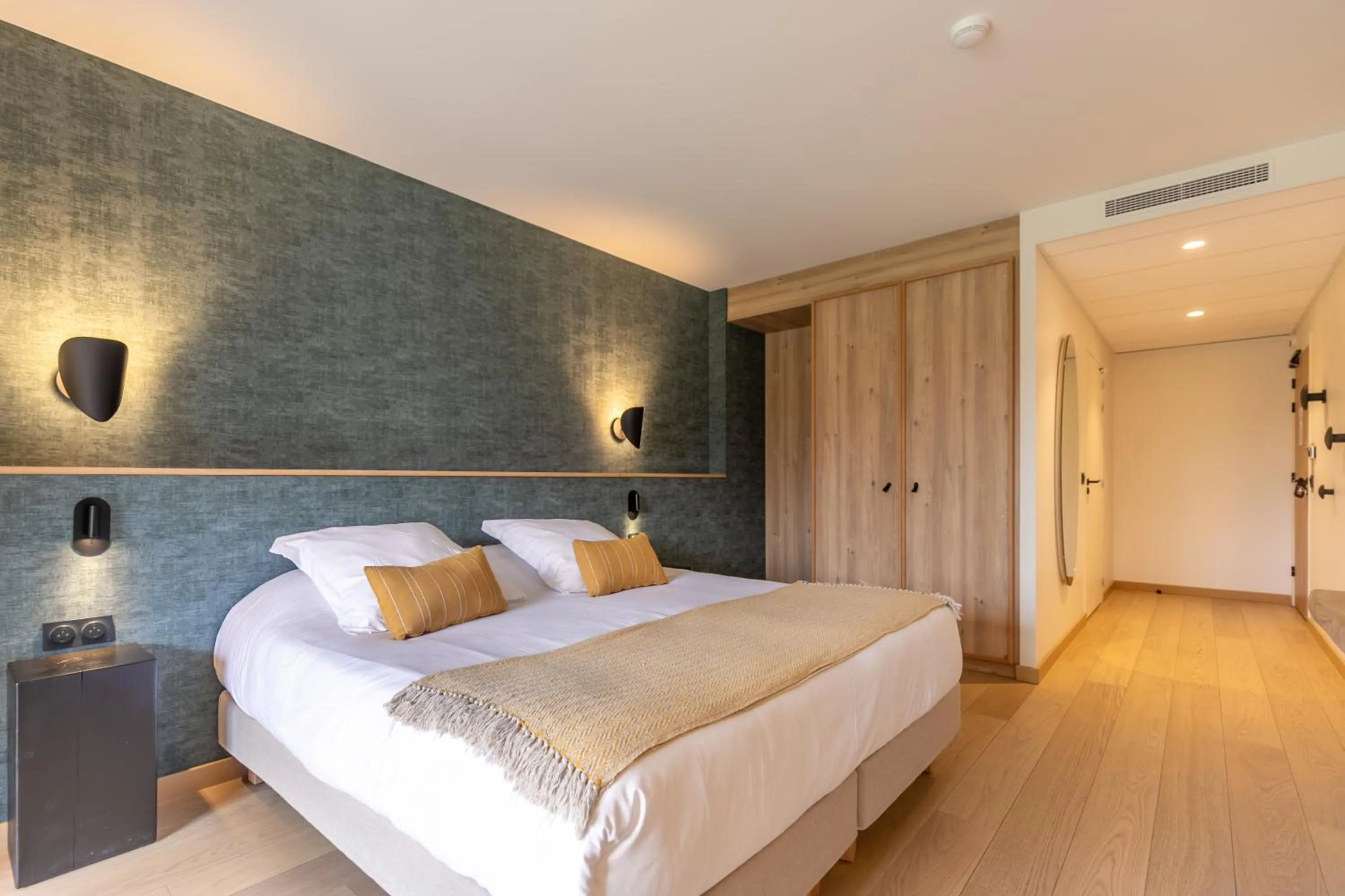 Bed in Auberge de la Caillère